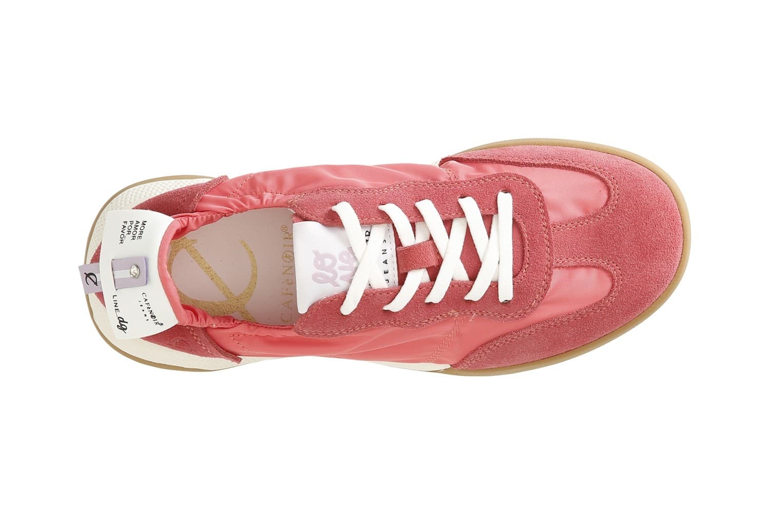 SNEAKERS ALLACCIATA IN TESSUTO NYLON E PELLE SCAMOSCIATA - 12