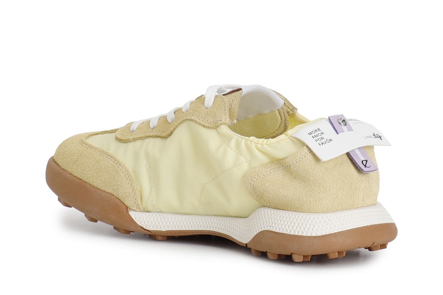 SNEAKERS ALLACCIATA IN TESSUTO NYLON E PELLE SCAMOSCIATA - 17