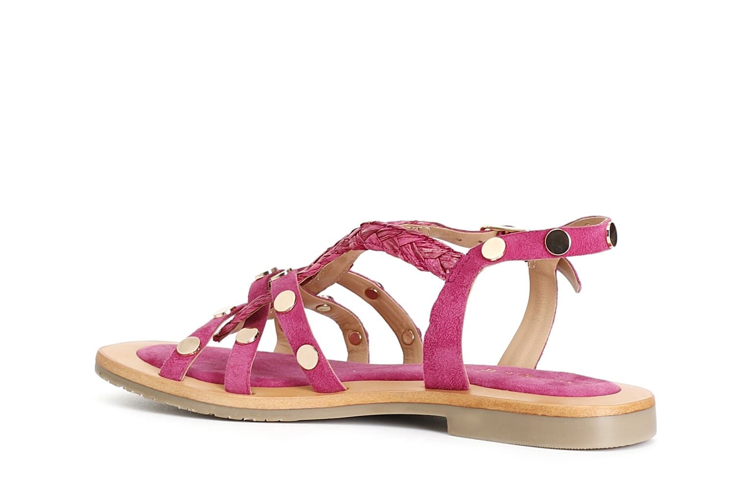 SANDALO INCROCIO IN PELLE SCAMOSCIATA ERAFFIA - 8