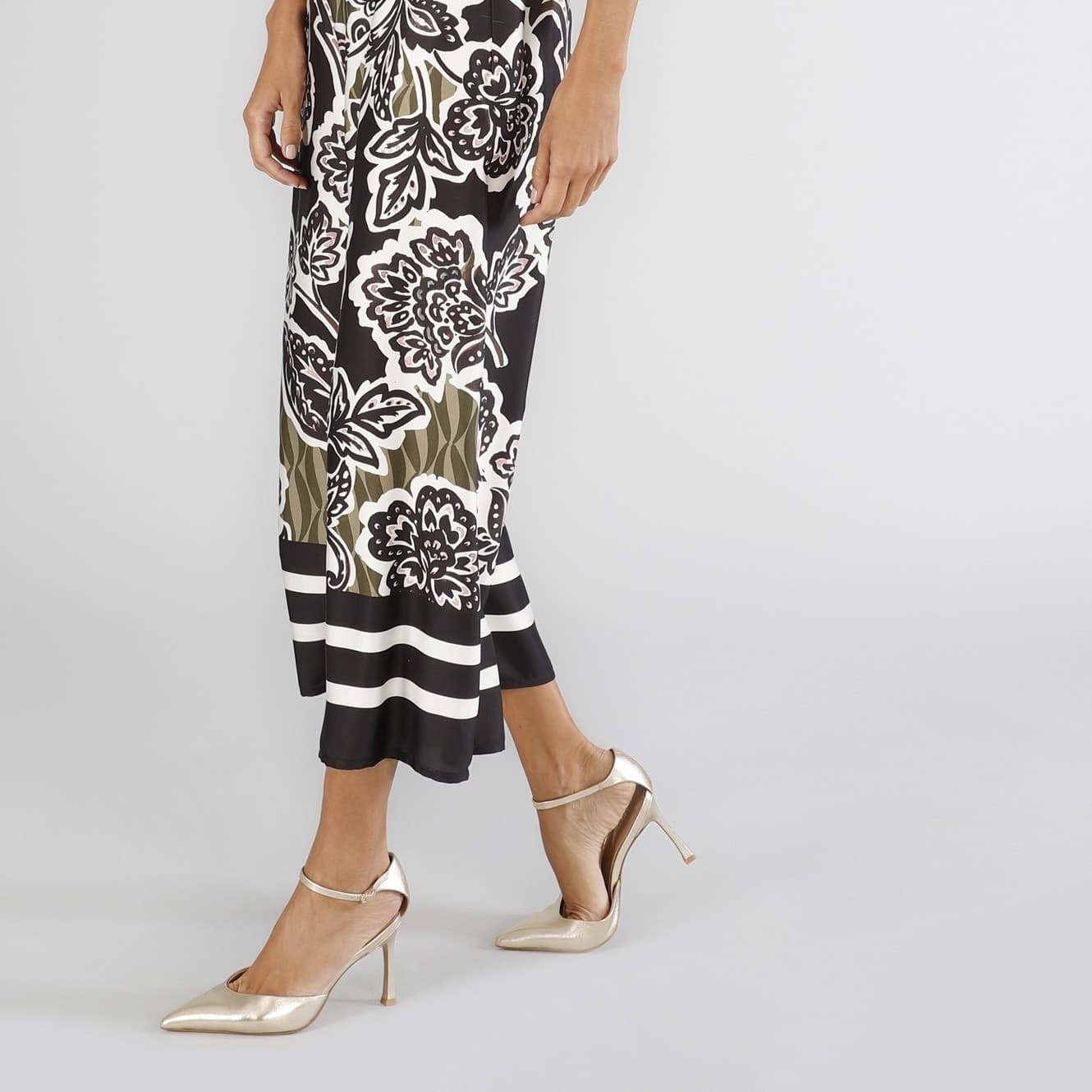PANTALONE PALAZZO IN SATIN STAMPATO - 3