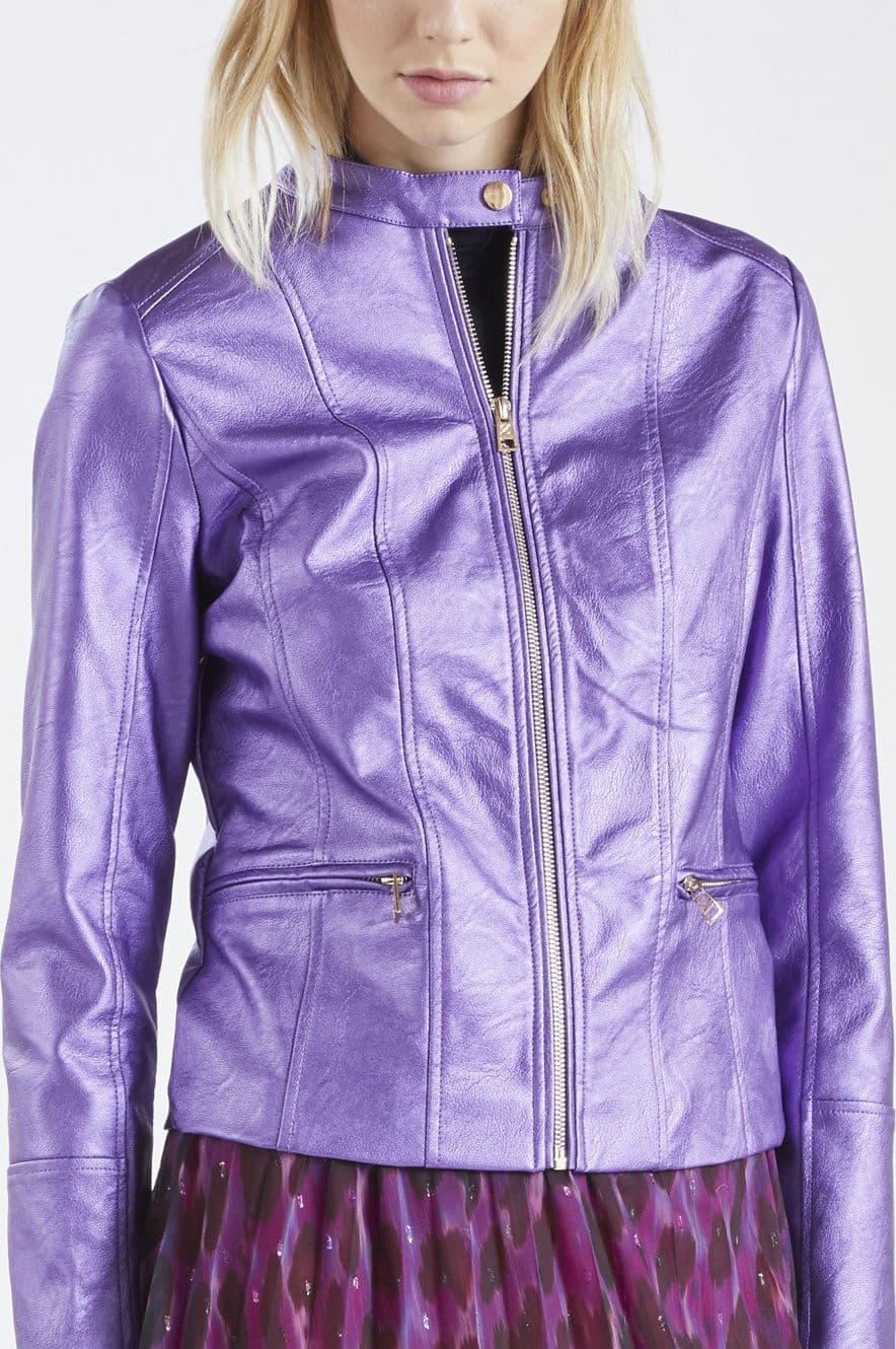 BIKER SIMILPELLE LAMINATO - 11