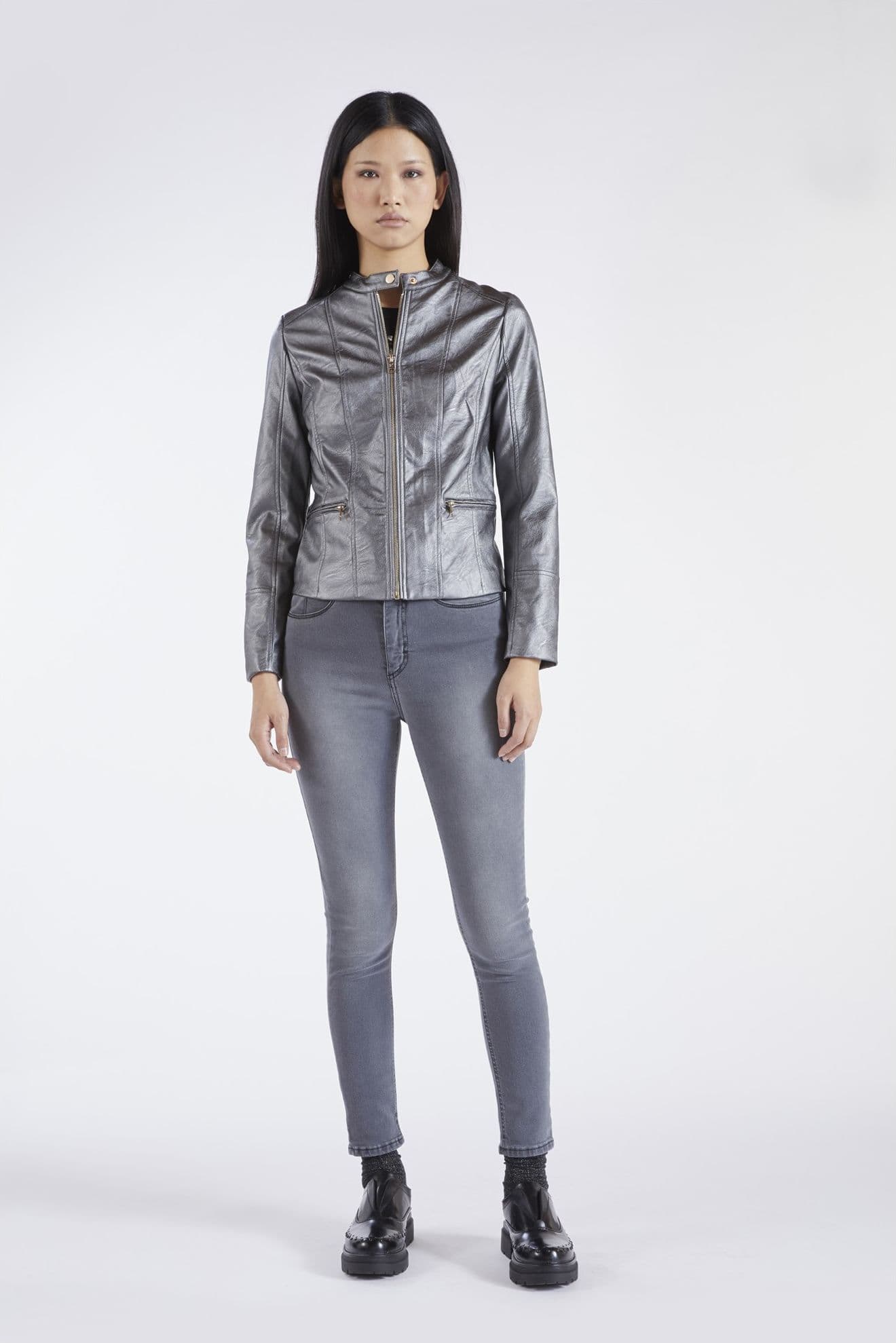 BIKER SIMILPELLE LAMINATO - 12