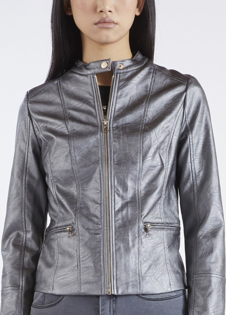 BIKER SIMILPELLE LAMINATO - 14