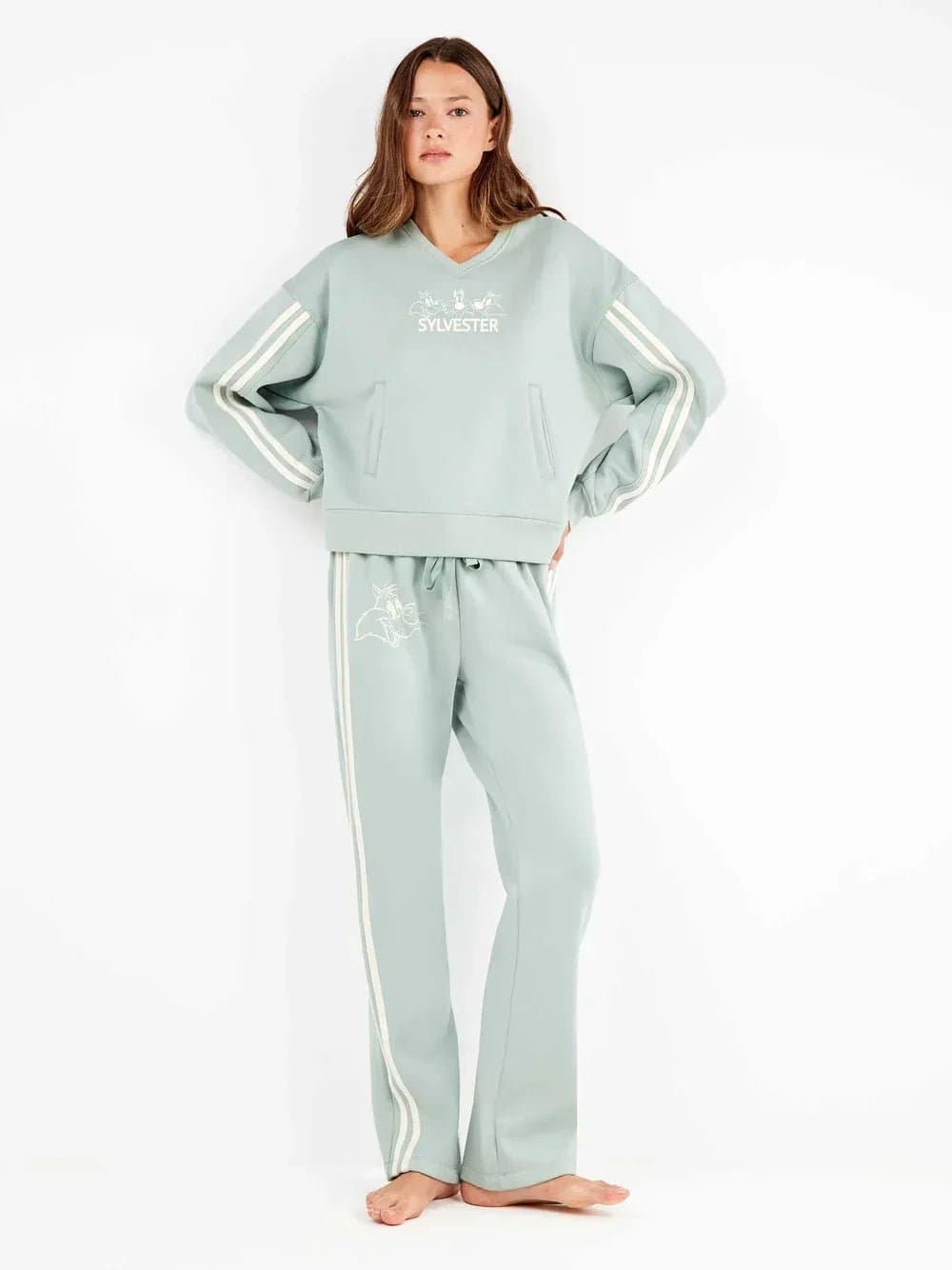 Pigiama Donna Autunno/Inverno Gisela 2/20346S – Set Sylvester in Pile Trapuntato - 3