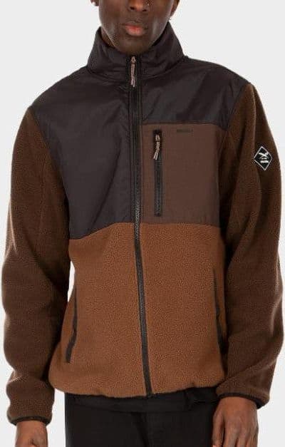 Pile Iriedaily Auf Deck Fleece Dk Coffee in Felpe senza cappuccio Glad Store - Genova, commercioVirtuoso.it