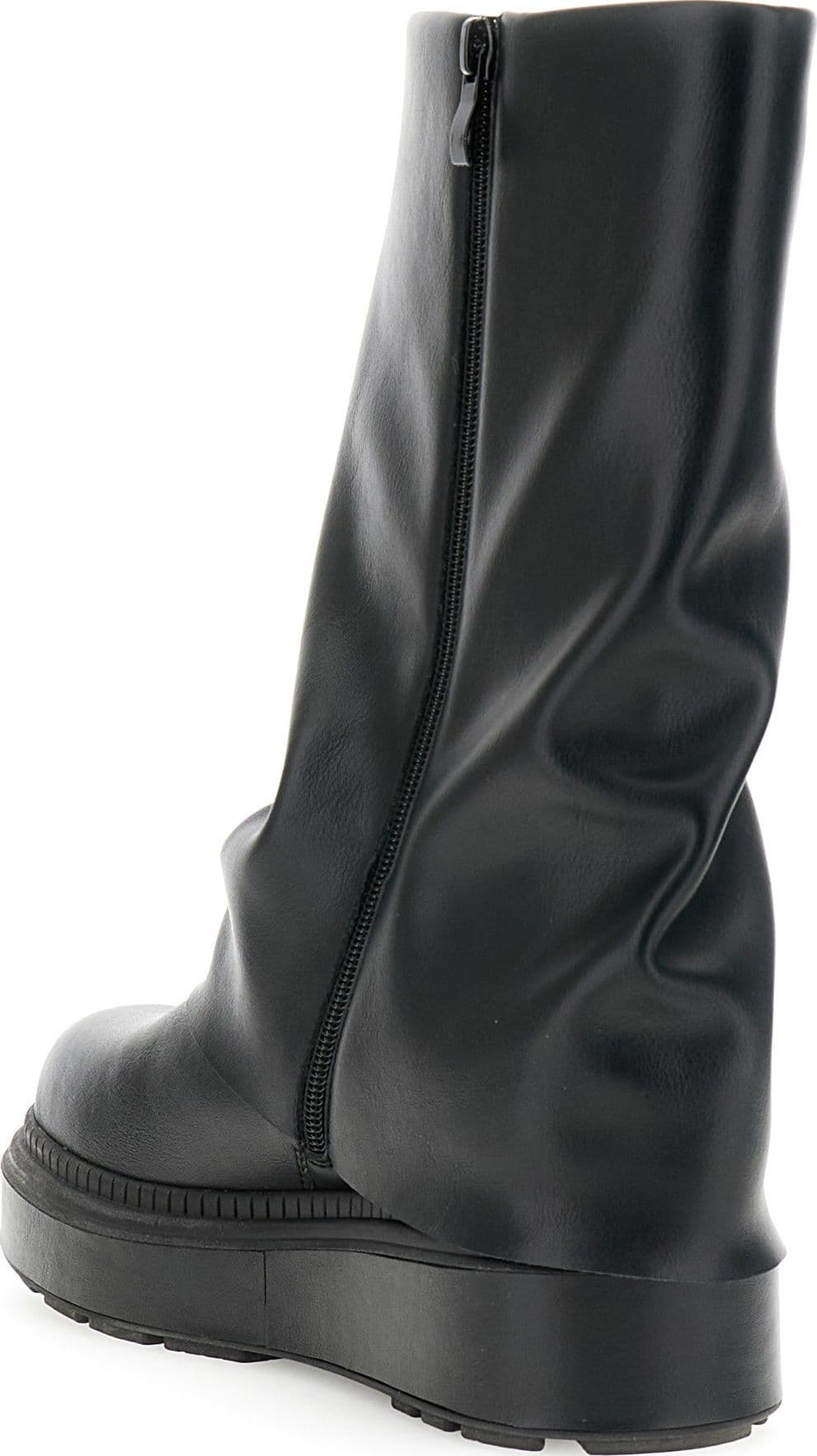 STIVALETTO IN SINTETICO EFFETTO PELLE CON GAMBALE - 2