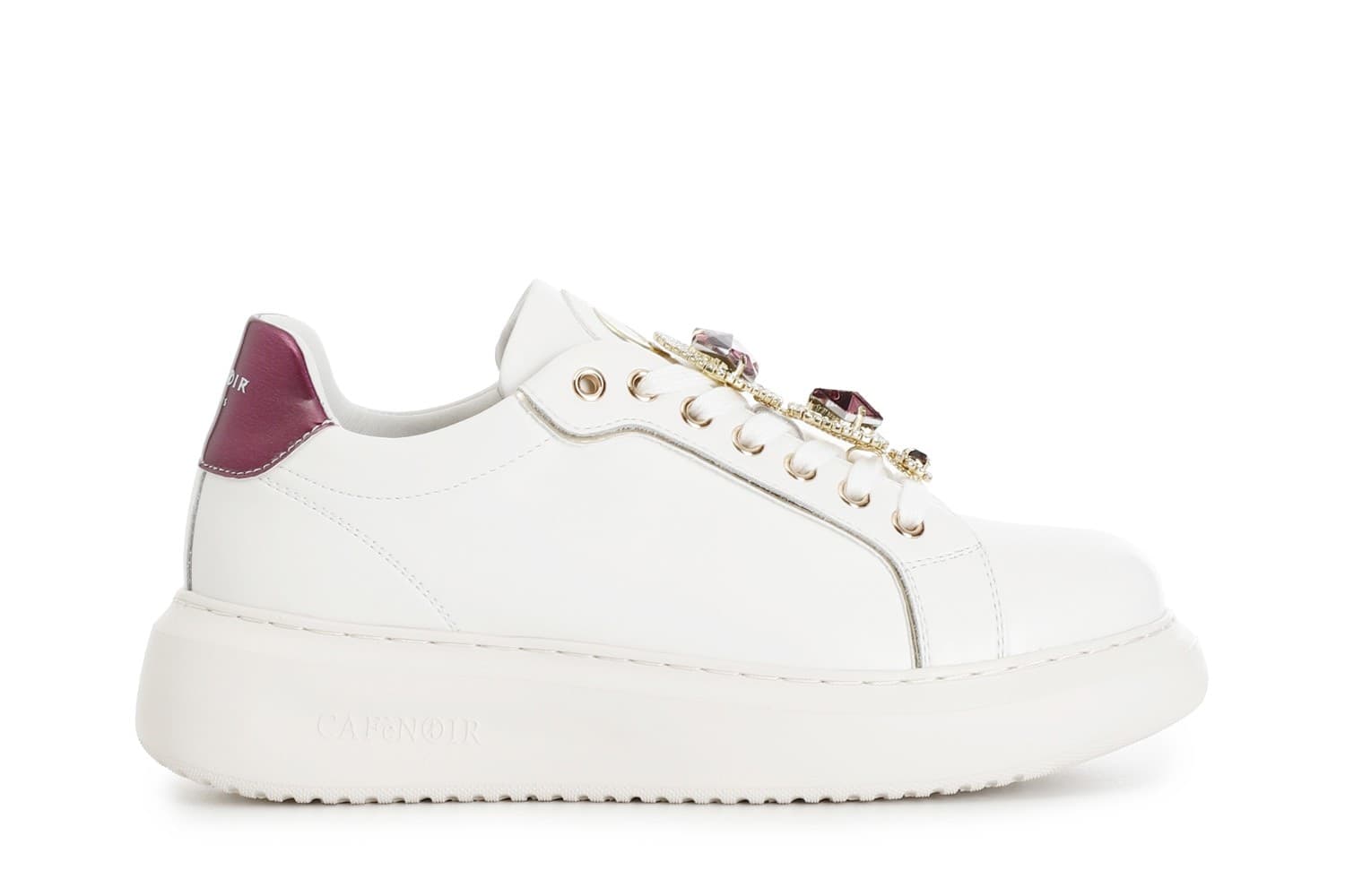 SNEAKERS IN PELLE CON ACCESSORI REMOVIBILI - 7