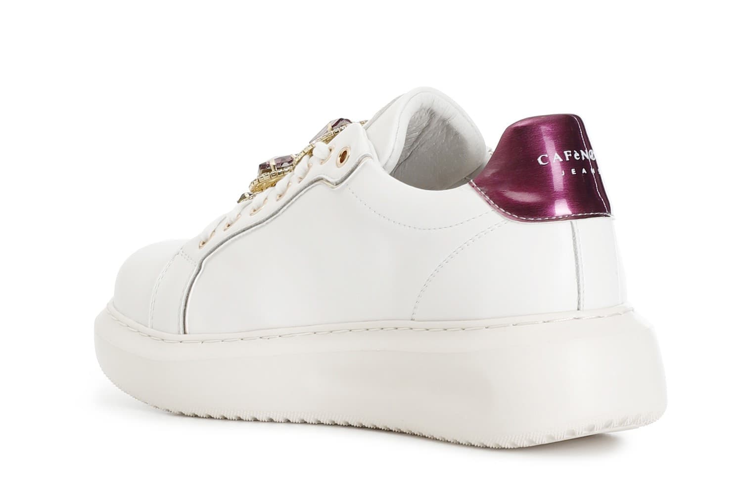 SNEAKERS IN PELLE CON ACCESSORI REMOVIBILI - 8