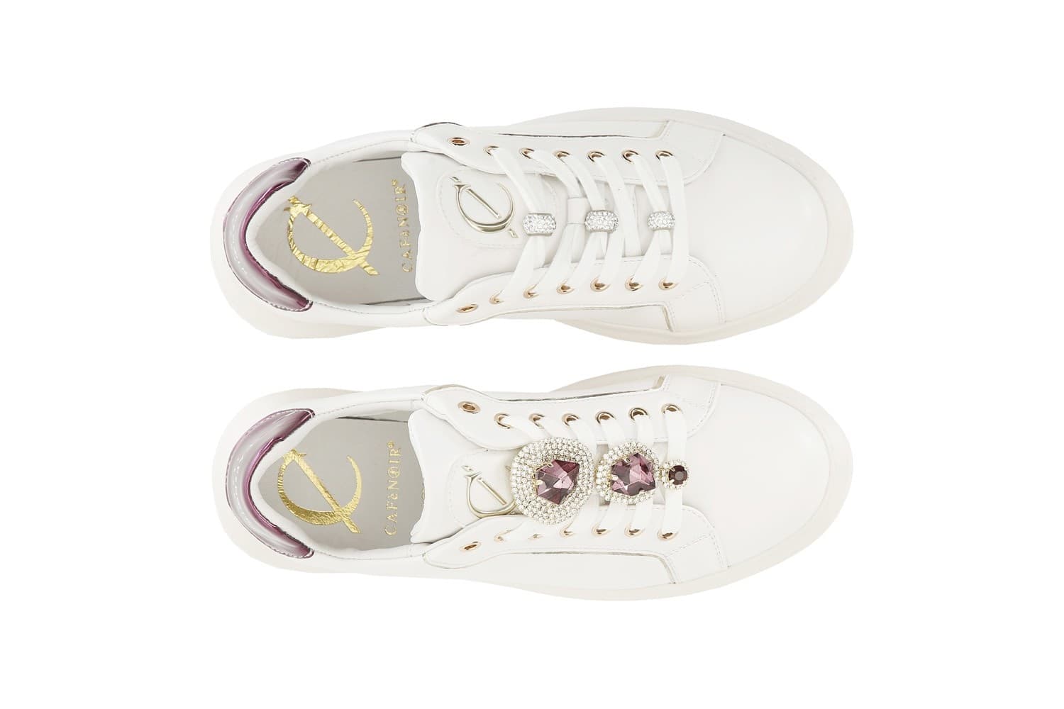 SNEAKERS IN PELLE CON ACCESSORI REMOVIBILI - 9