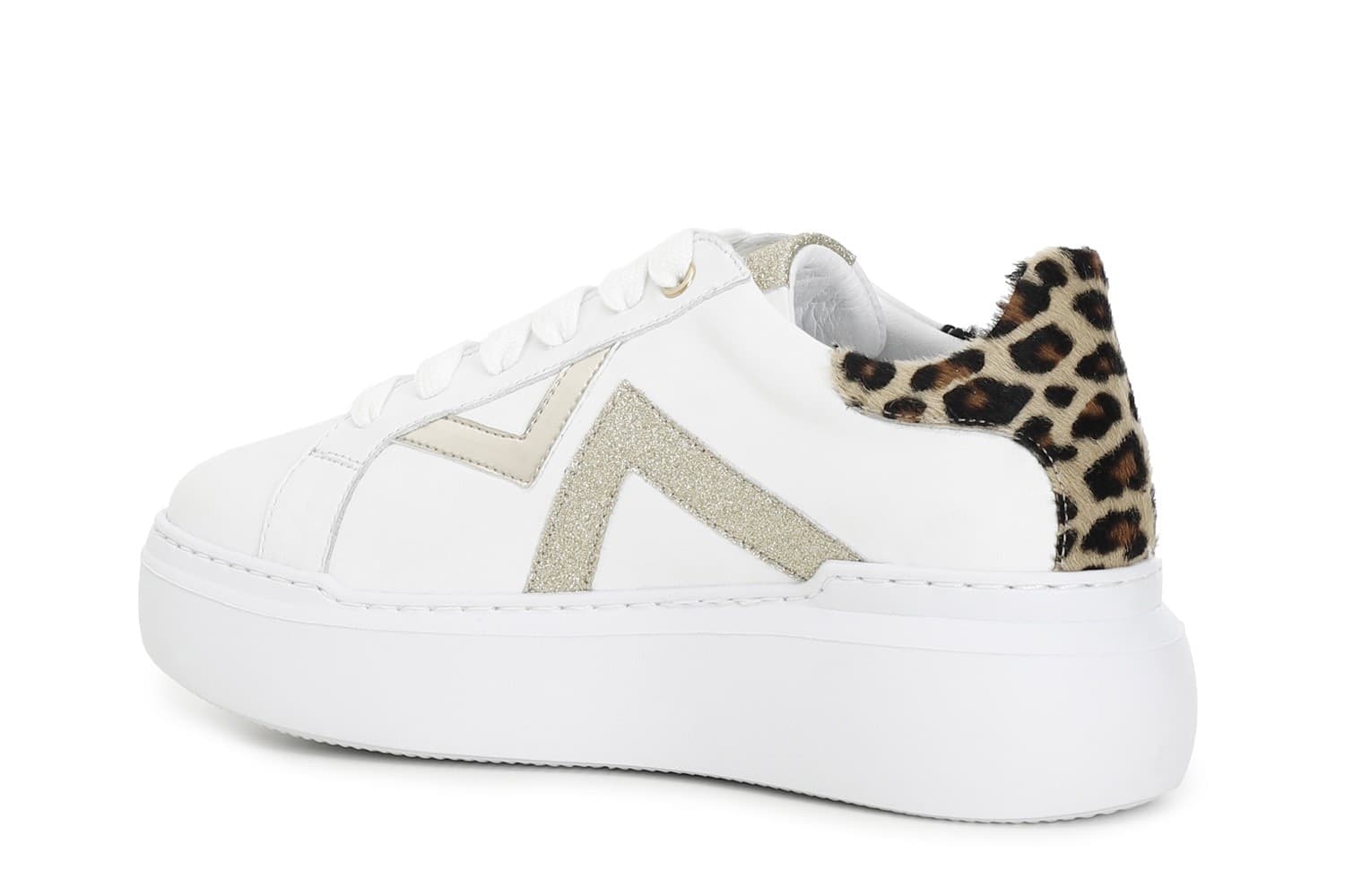 SNEAKERS IN PELLE E DETTAGLIO CAVALLINO - 4