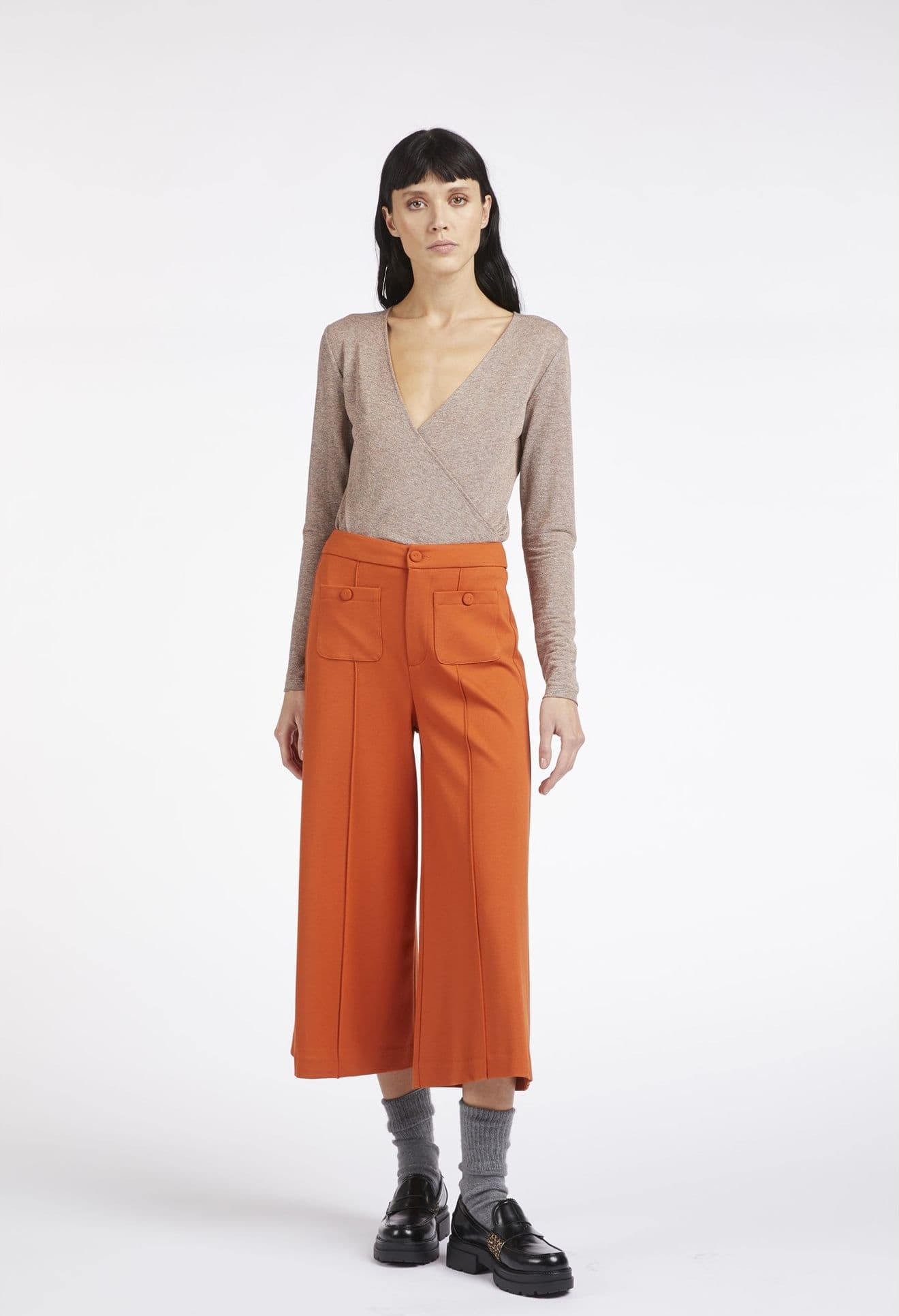 PANTALONE CULOTTE ELASTICIZZATO - 8