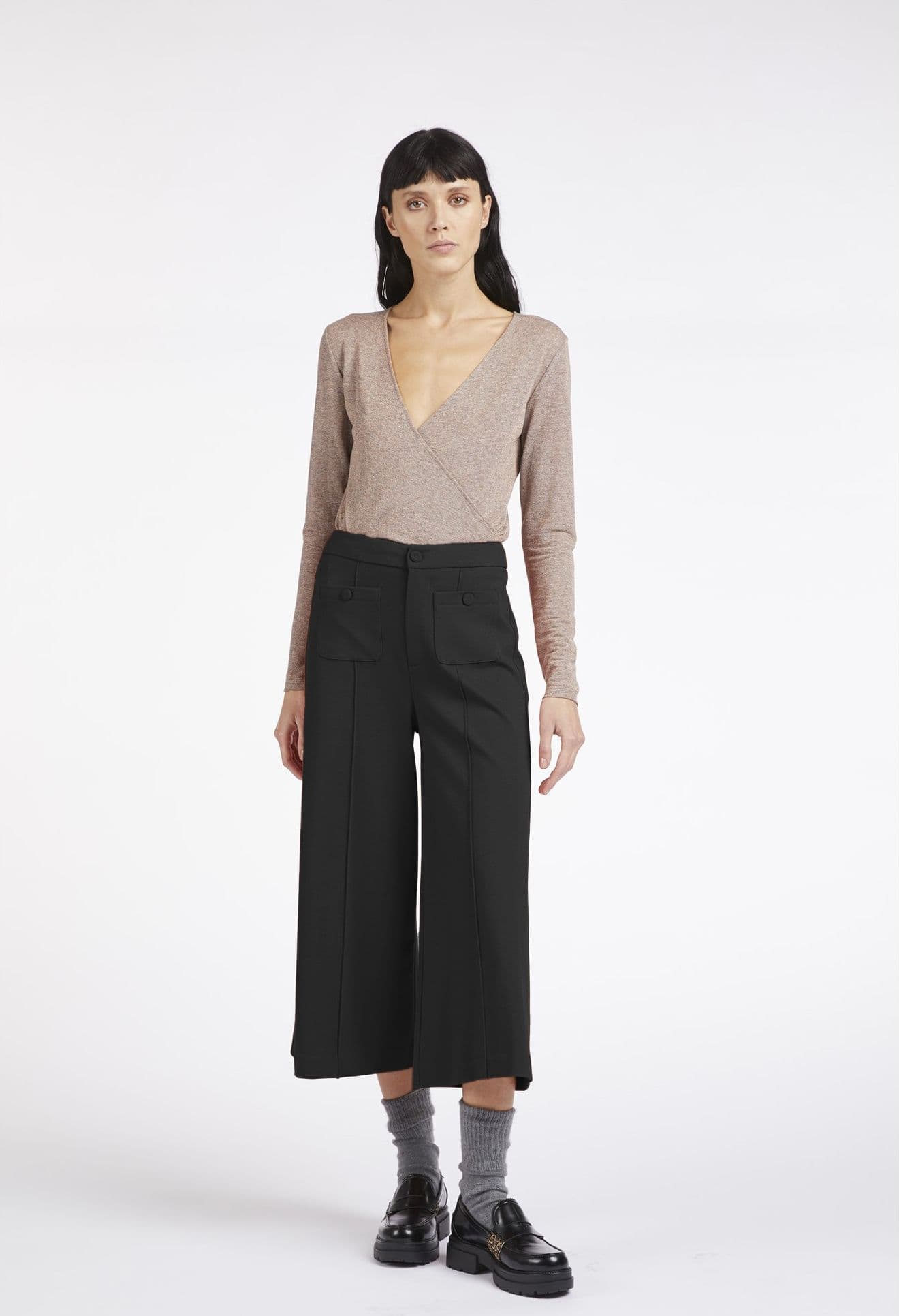 PANTALONE CULOTTE ELASTICIZZATO - 4