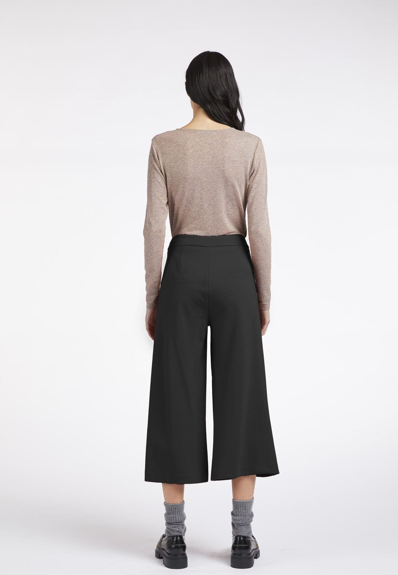 PANTALONE CULOTTE ELASTICIZZATO - 5