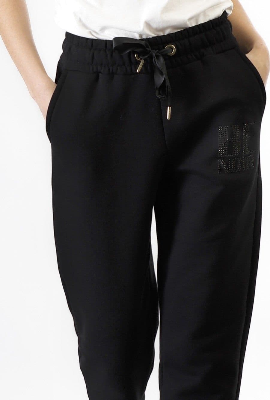 JOGGER IN FELPA  CON LOGO - 3