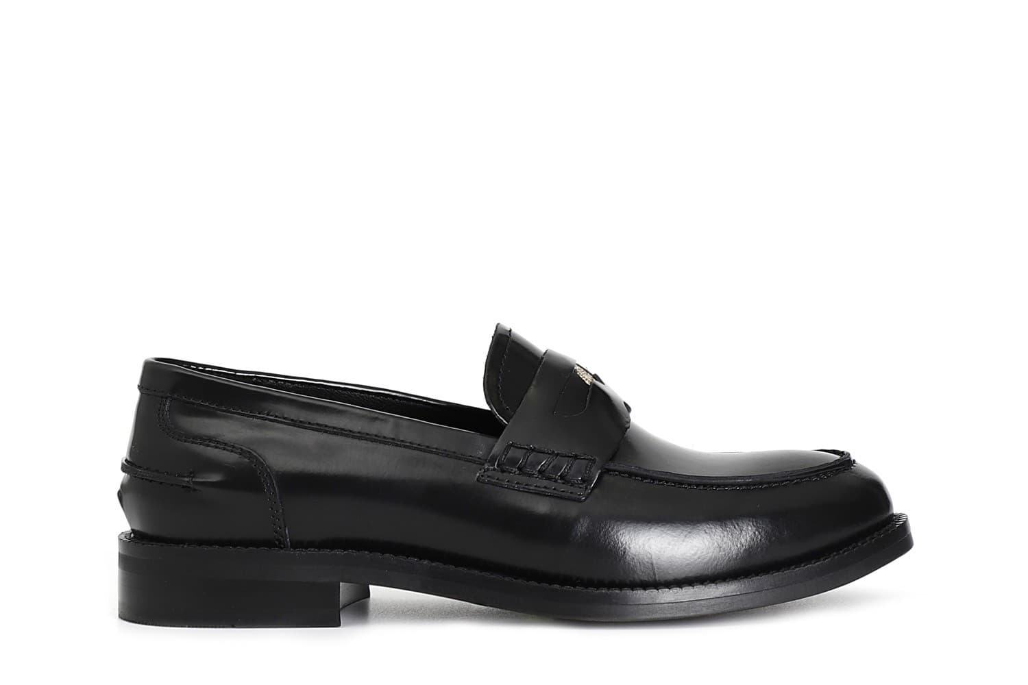 MOCASSINO IN PELLE ABRASIVATA CON ACCESSORIO PENNY - 7