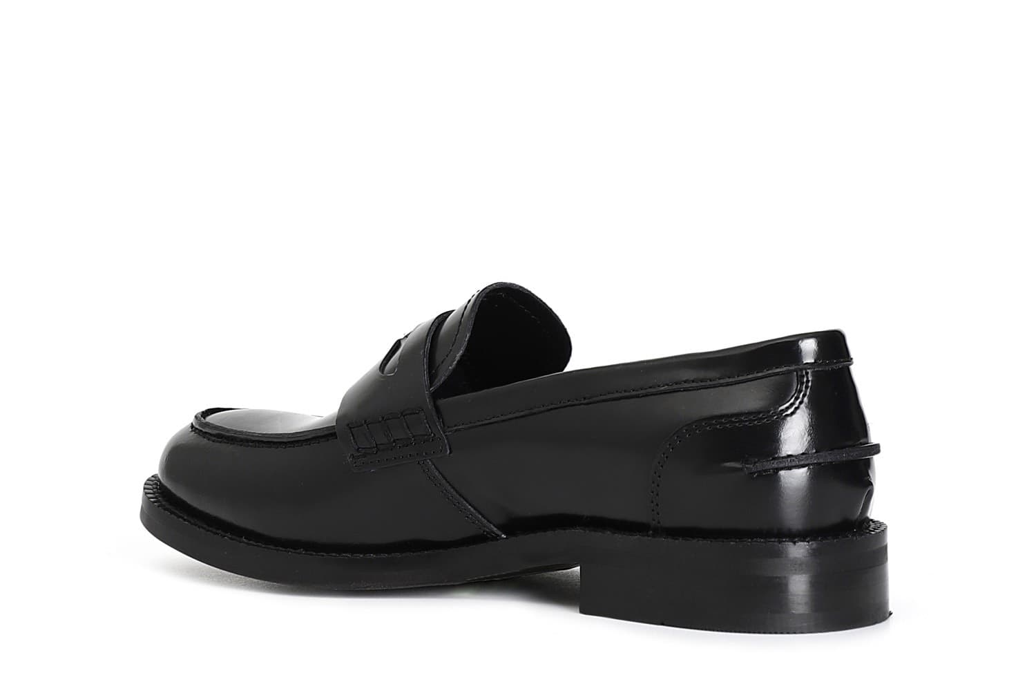 MOCASSINO IN PELLE ABRASIVATA CON ACCESSORIO PENNY - 2
