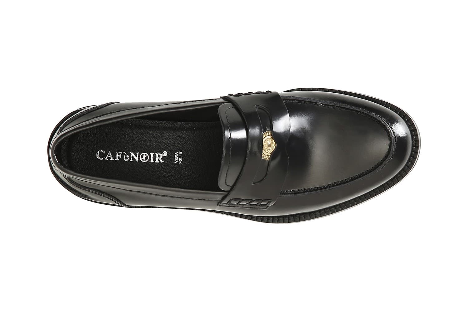 MOCASSINO IN PELLE ABRASIVATA CON ACCESSORIO PENNY - 3