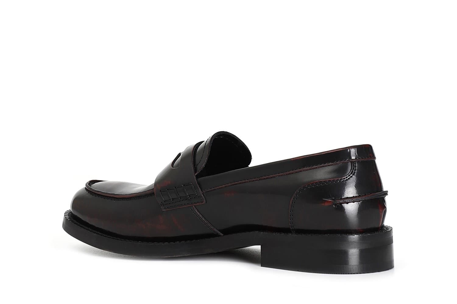 MOCASSINO IN PELLE ABRASIVATA CON ACCESSORIO PENNY - 5