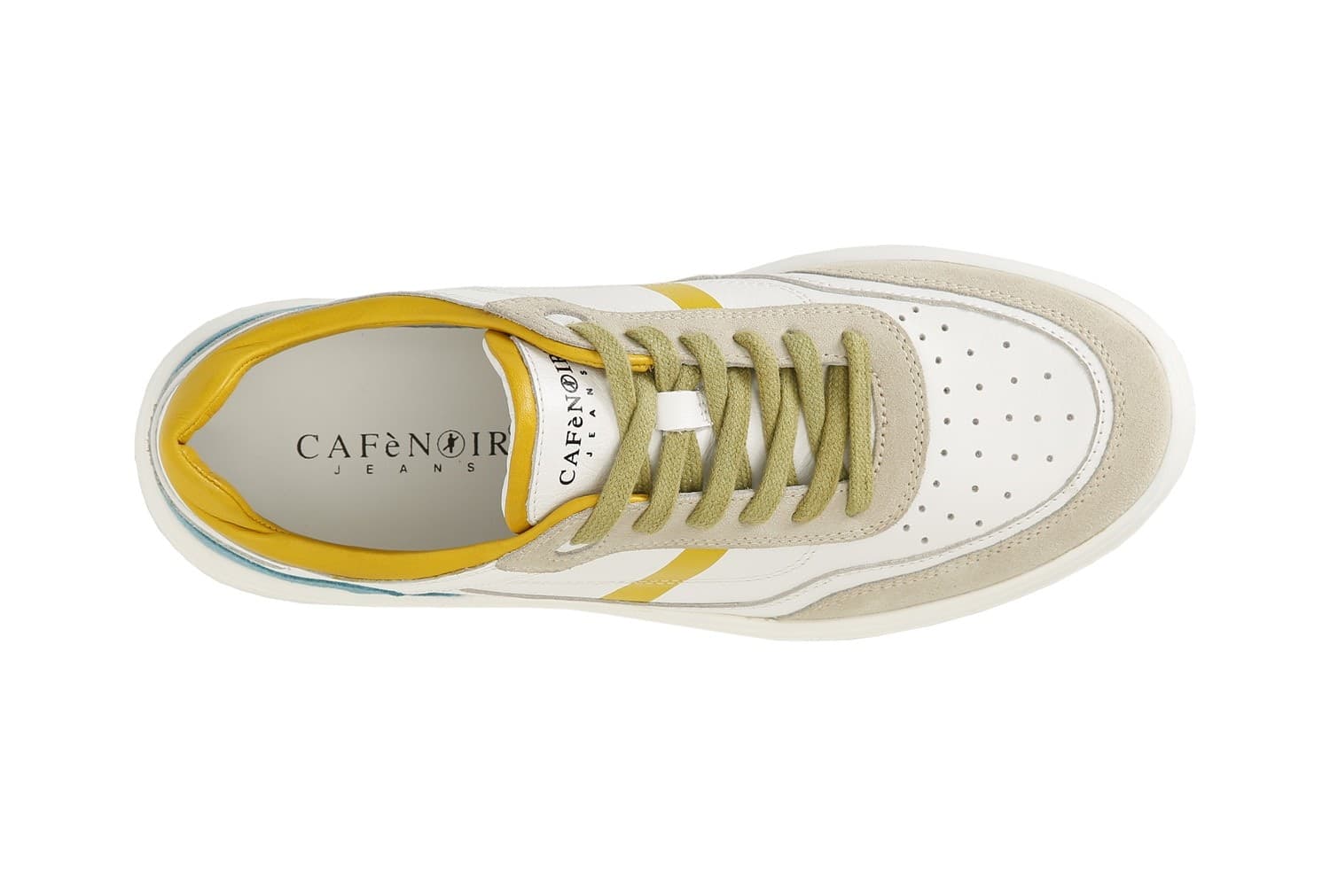 SNEAKERS UOMO IN PELLE E PELLE SCAMOSCIATA SUOLA A CASSETTA - 12