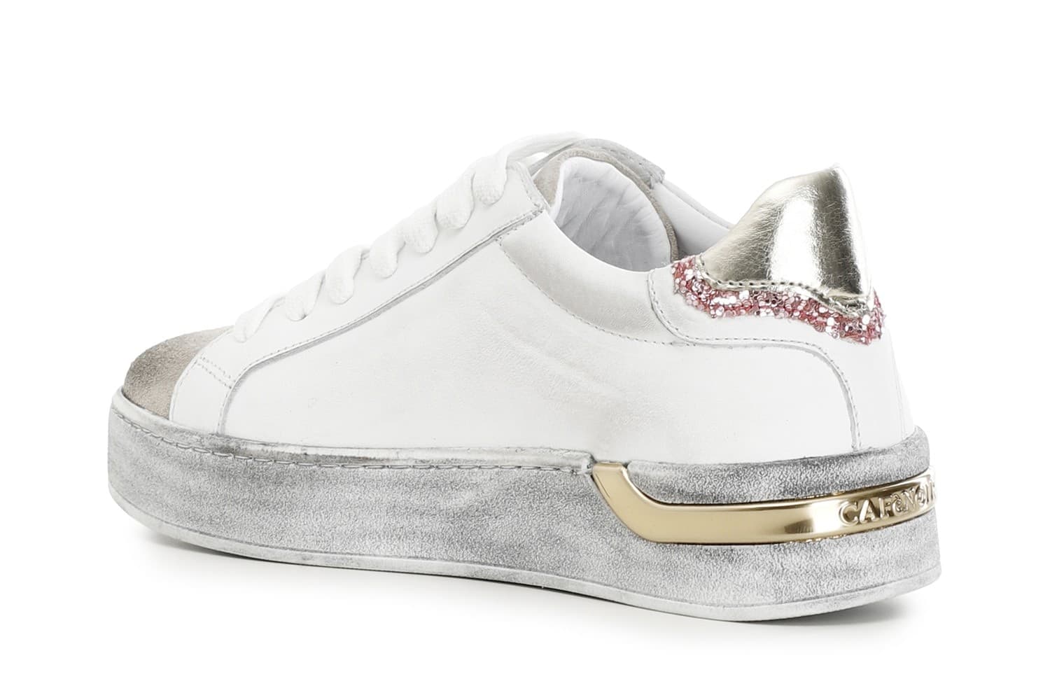 SNEAKERS IN PELLE CON DETTAGLIO LATERALE - 2