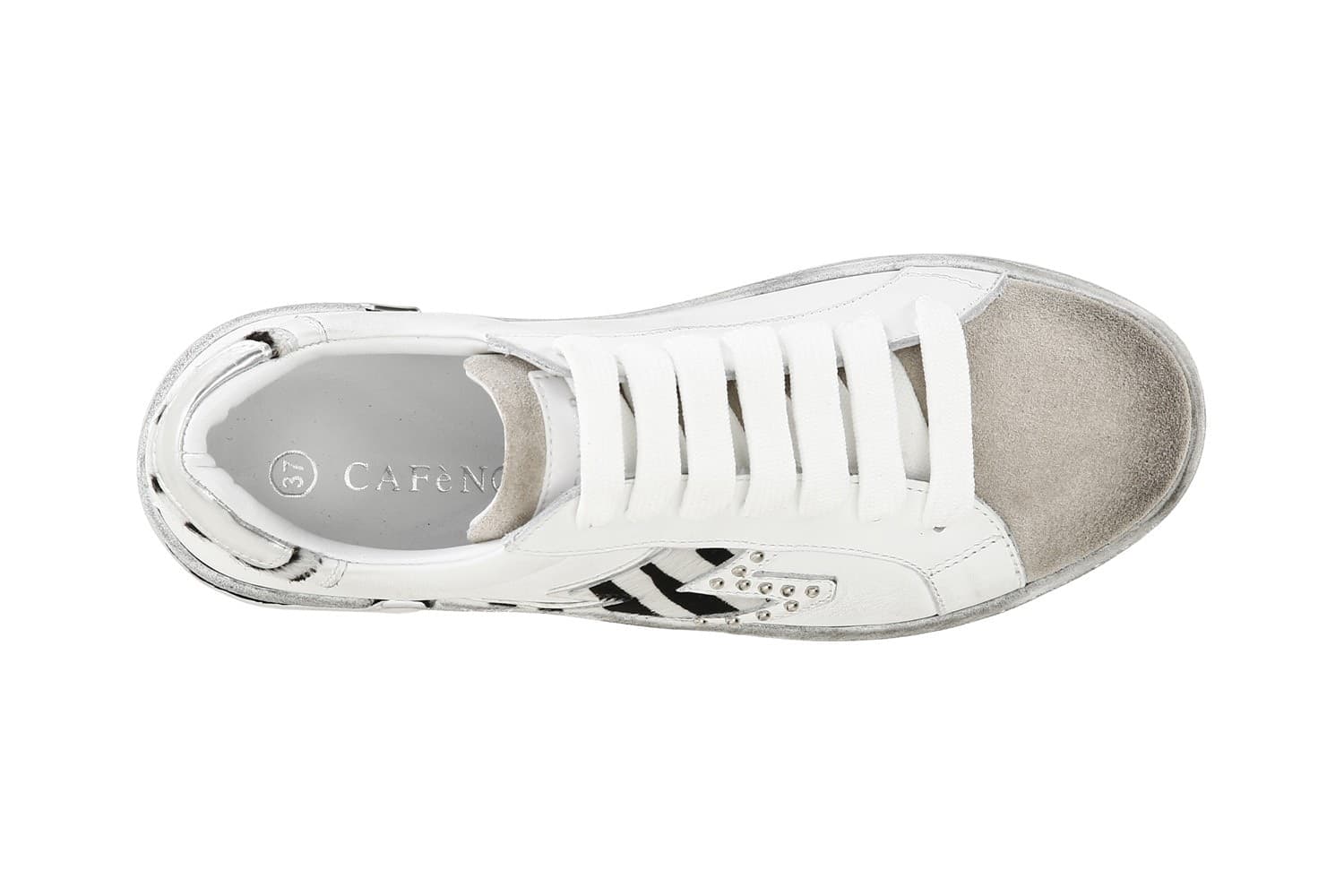 SNEAKERS IN PELLE CON DETTAGLIO LATERALE - 6
