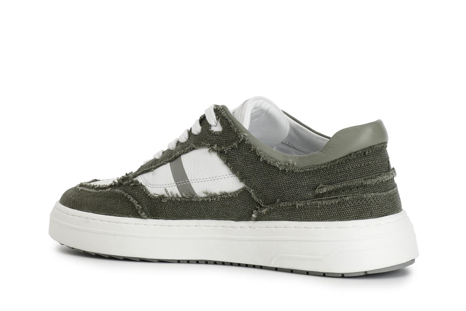 SNEAKERS UOMO IN TESSUTO CON SUOLA A CASSETTA - 5