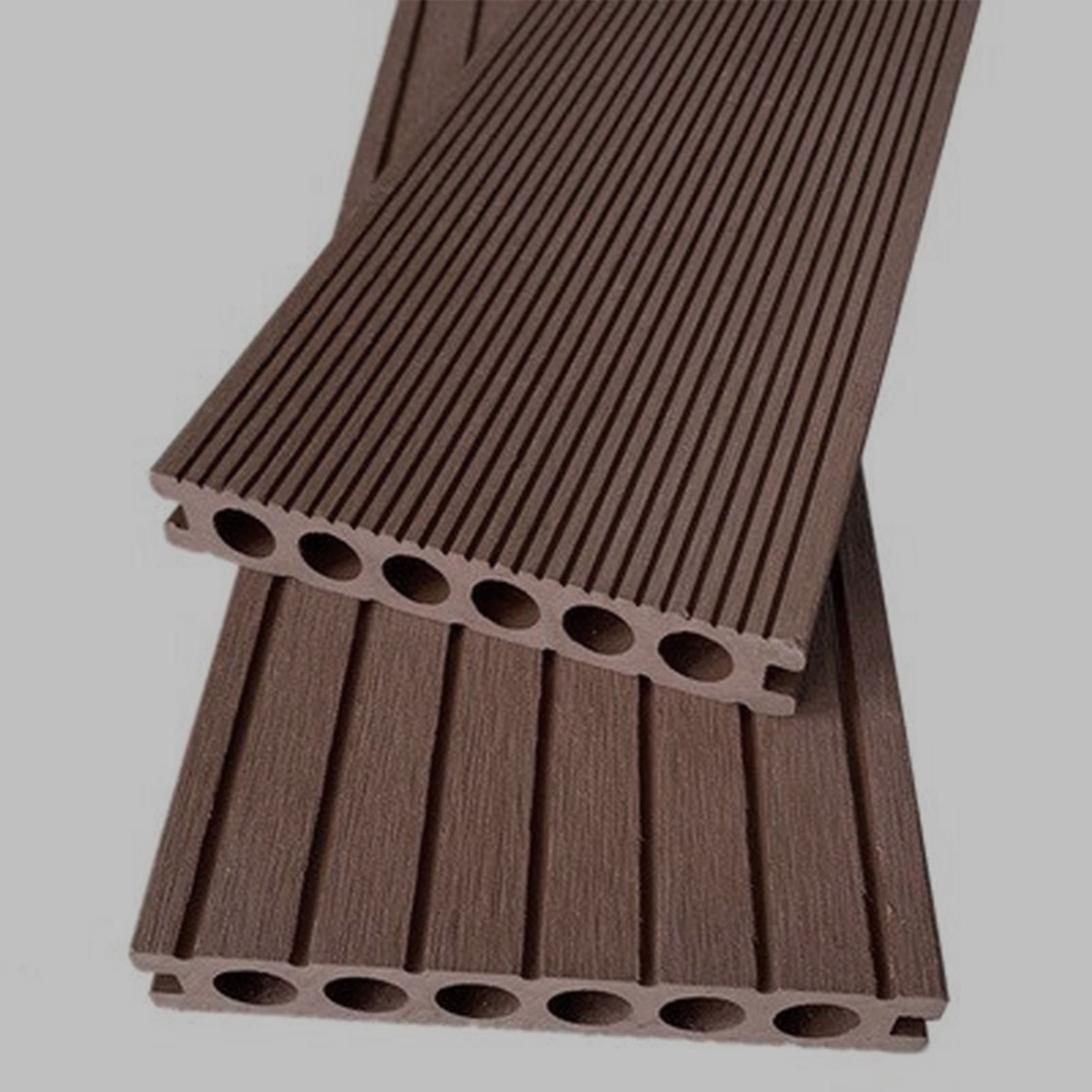 (€39,90mq) KIT 1,218mq di Decking WPC 140×25×2900mm Coffee o Grey doppia faccia Inclusi Magatelli - clip acciaio e viti in Pavimenti di legno Eternal Parquet - Ariano Irpino, commercioVirtuoso.it