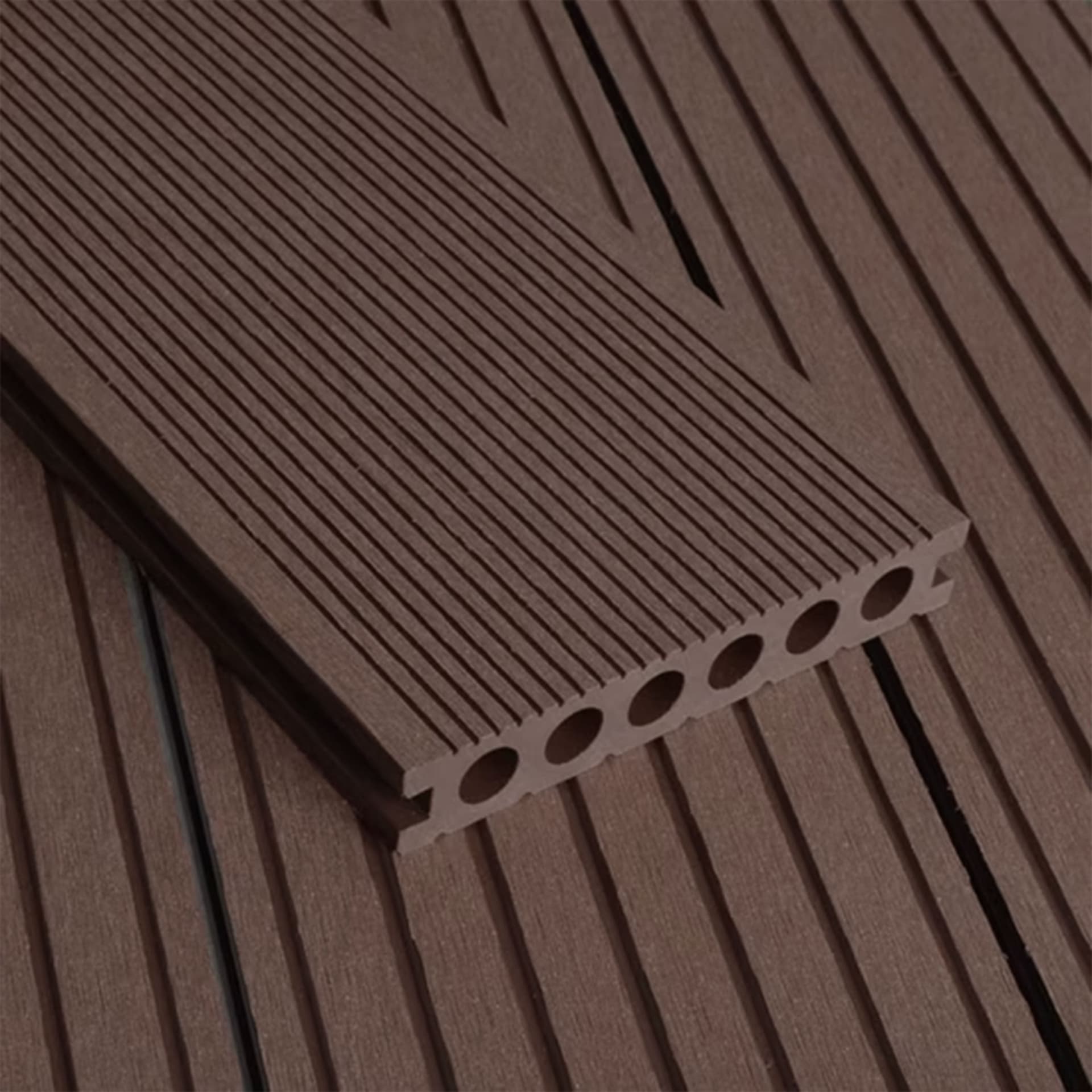 (€39,90mq) KIT 1,218mq di Decking WPC 140×25×2900mm Coffee o Grey doppia faccia Inclusi Magatelli - clip acciaio e viti in Pavimenti di legno Eternal Parquet - Ariano Irpino, commercioVirtuoso.it