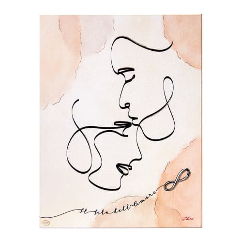 Quadro ACCA 'Il filo dell'amore' QD.457 17X24 - 2