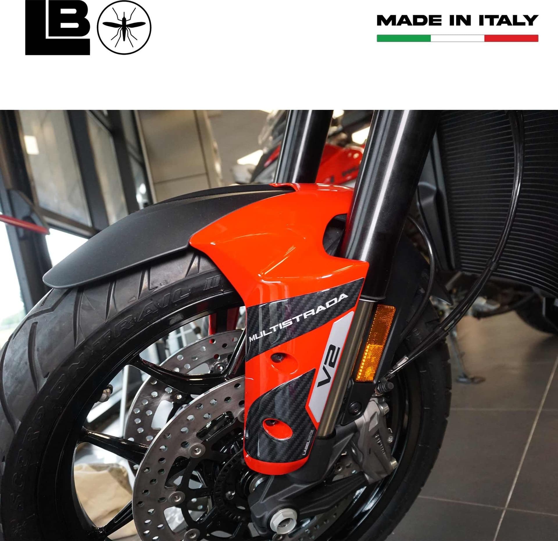 Adesivi Protezioni Parasteli moto compatibili con Ducati Multistrada V2 V2S 2025 in Decalcomanie adesivi e magneti LabelBike - Bibbiano, commercioVirtuoso.it