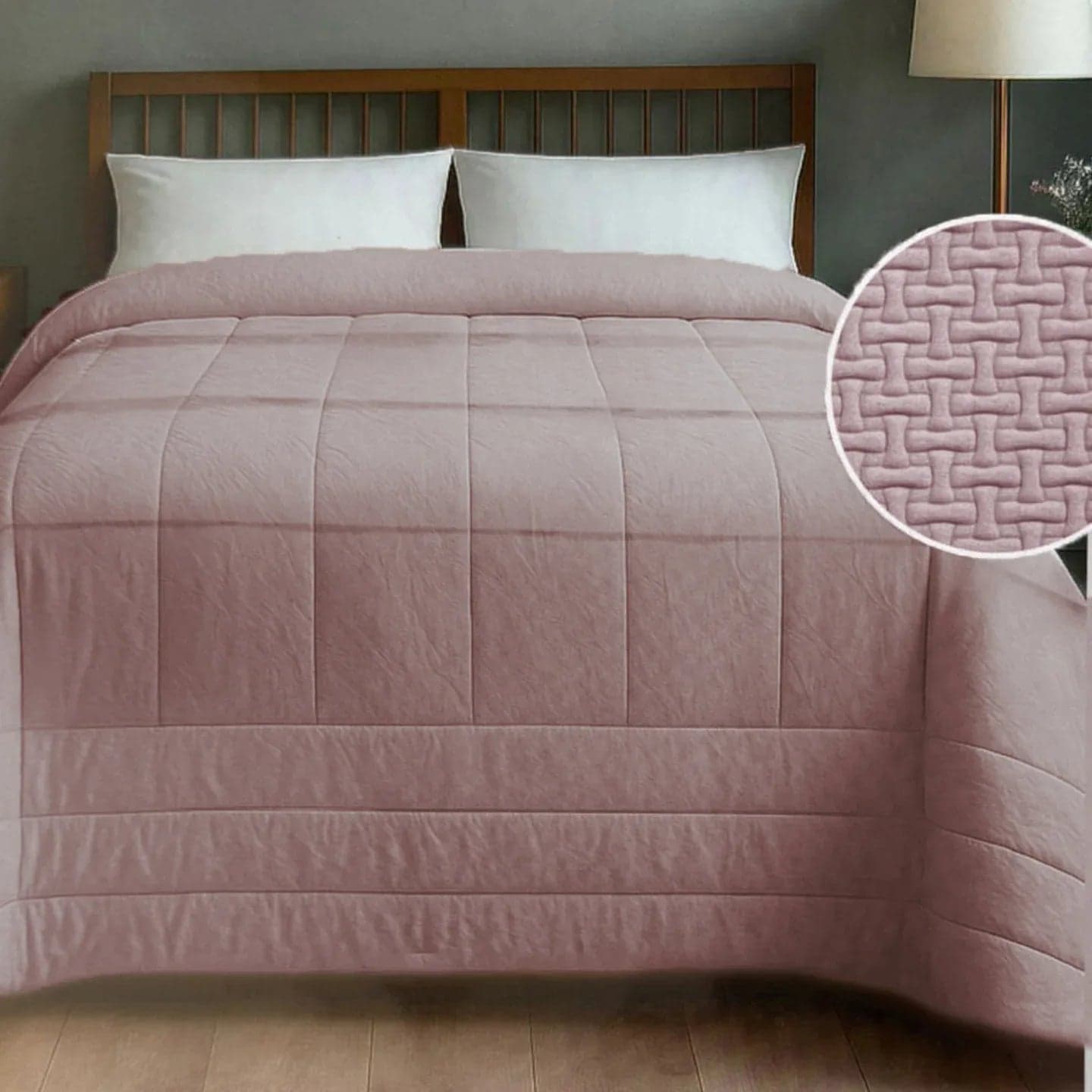 Trapunta 1 Piazza e 1/2 Velluto Jacquard Modrian – Effetto Martellato 220x260 cm - 12