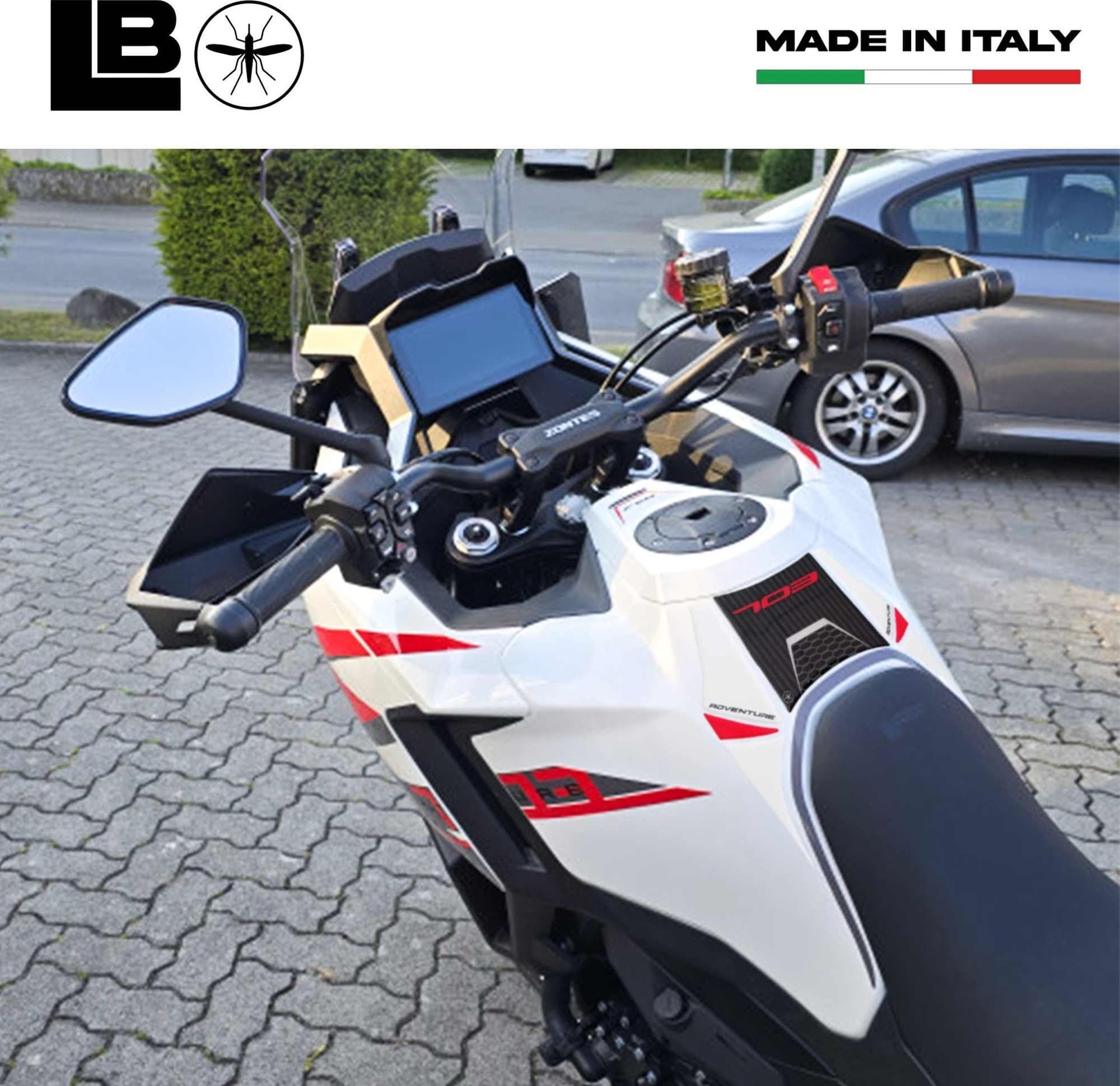 Adesivo Gel 3D Paraserbatoio Protezione moto compatibile con Zontes 703F 2025 in Paraserbatoio LabelBike - Bibbiano, commercioVirtuoso.it