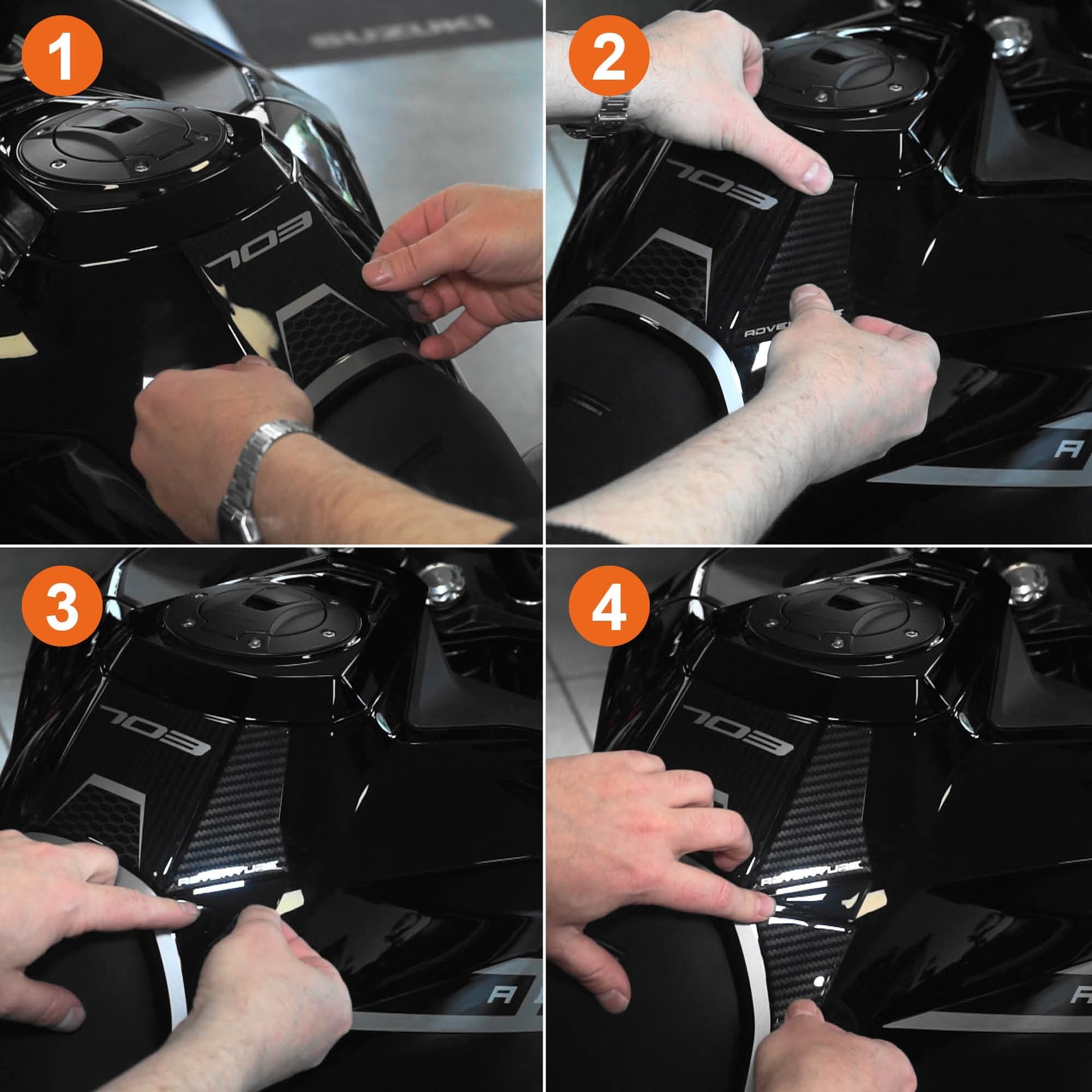 Adesivo Gel 3D Paraserbatoio Protezione moto compatibile con Zontes 703F 2025 in Paraserbatoio LabelBike - Bibbiano, commercioVirtuoso.it