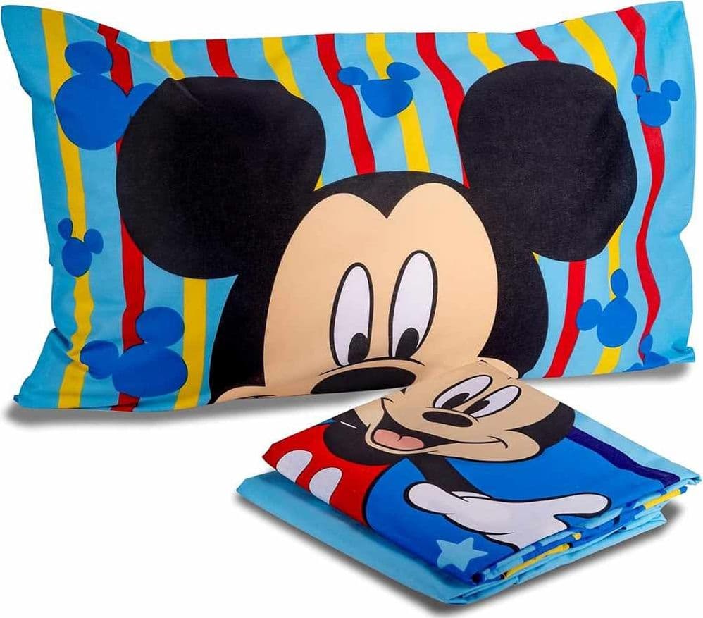 MICKEY MOUSE TOPOLINO COMPLETO LENZUOLA SINGOLO 1 PIAZZA DISNEY HERMET - 2