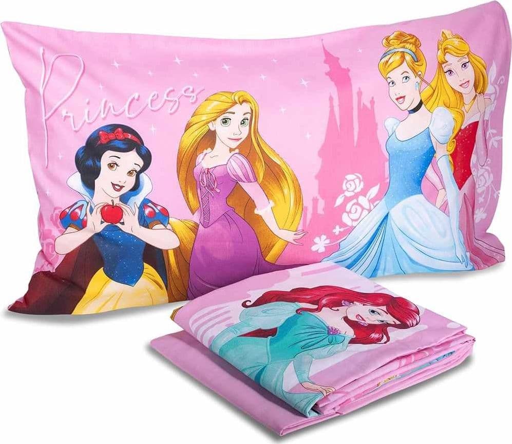 PRINCIPESSE PRINCESS COMPLETO LENZUOLA SINGOLO 1 PIAZZA DISNEY HERMET - 2