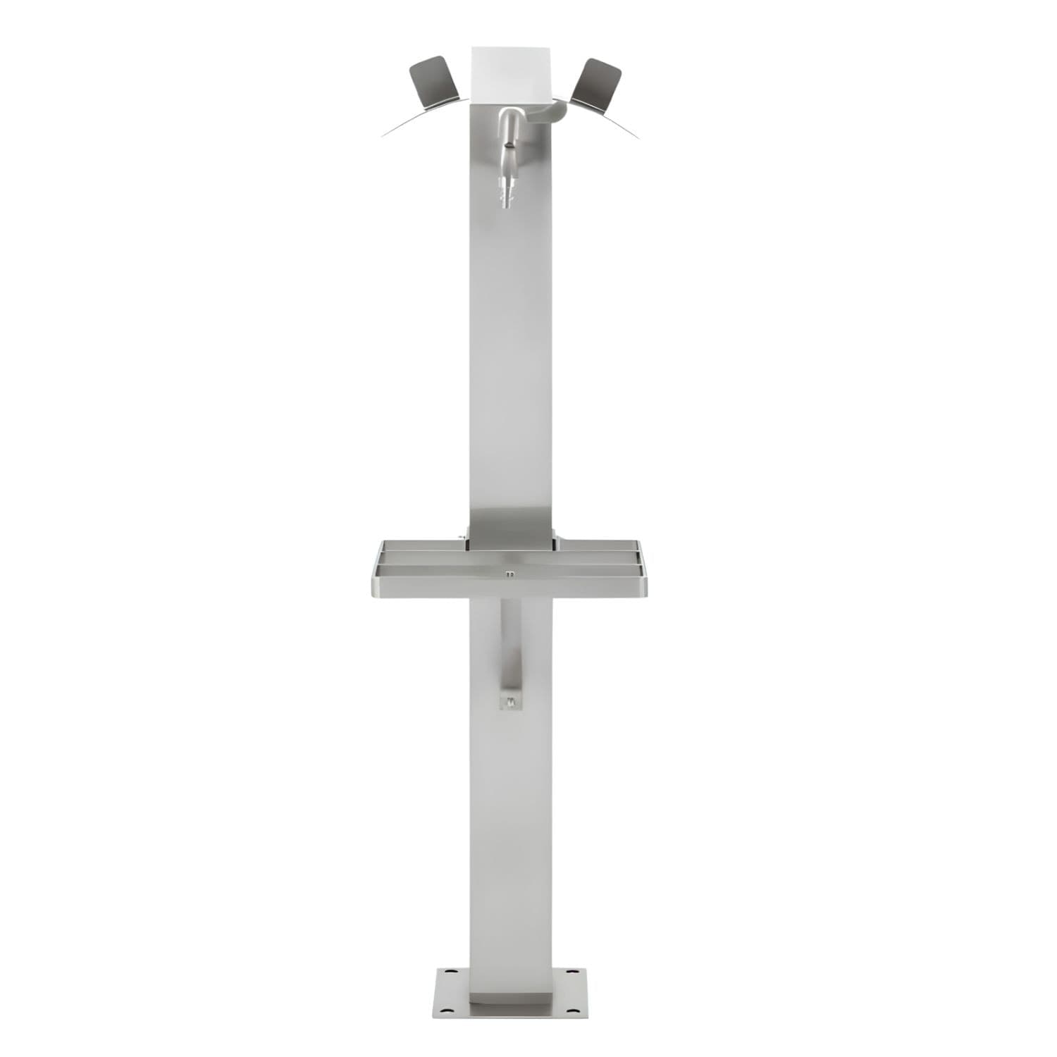 Fontana da Giardino a Colonna esterno MAGNOLIA Acciaio Inox Spazzolato H 95 cm - 5