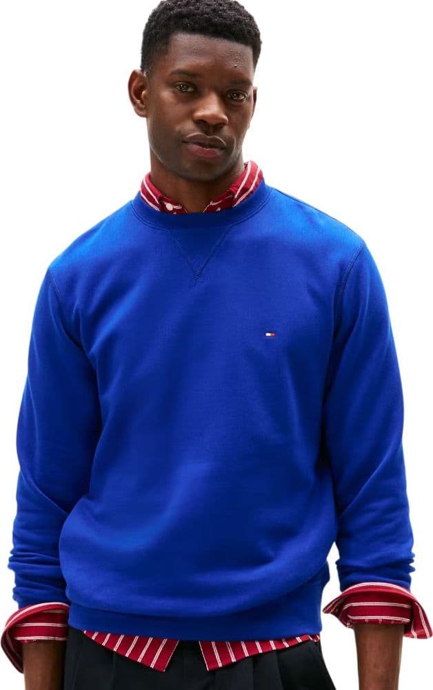 Tommy Hilfiger felpa blu royal MW0MW40000D03 - 5