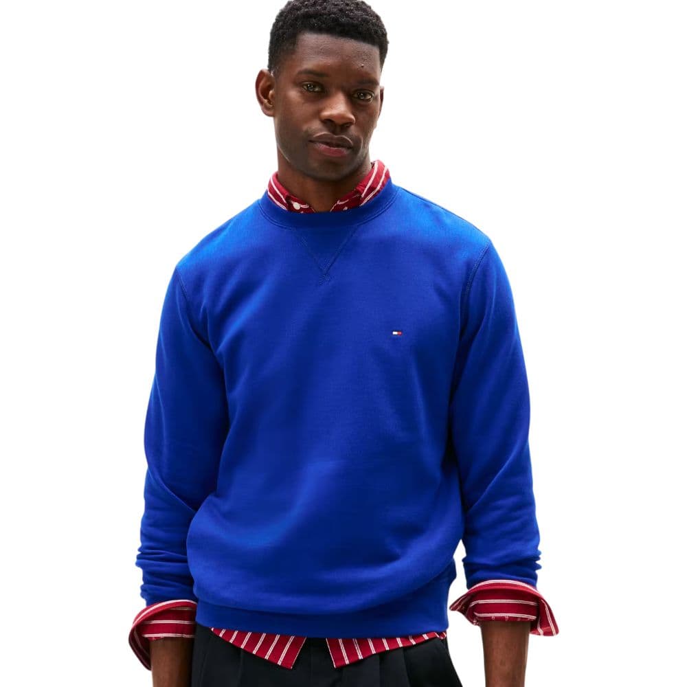 Tommy Hilfiger felpa blu royal MW0MW40000D03 - 5