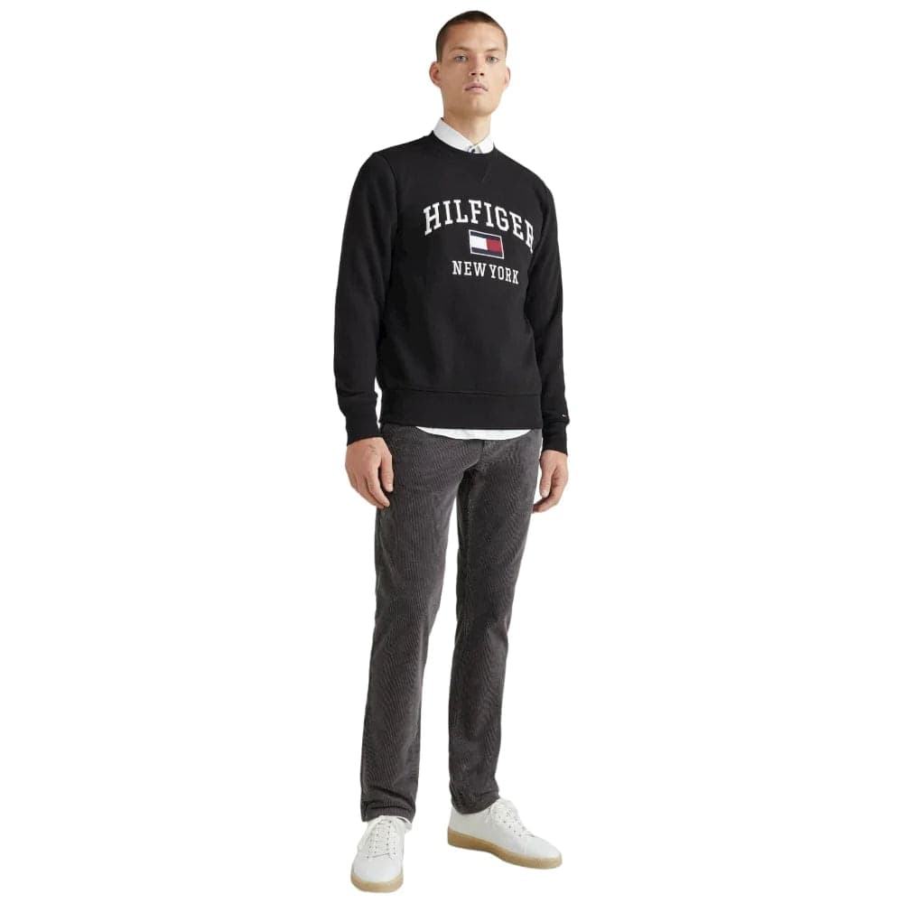 Tommy Hilfiger felpa uomo Modern Varsity nera in Felpe con cappuccio Prodotti di Classe - Nocera Superiore, commercioVirtuoso.it