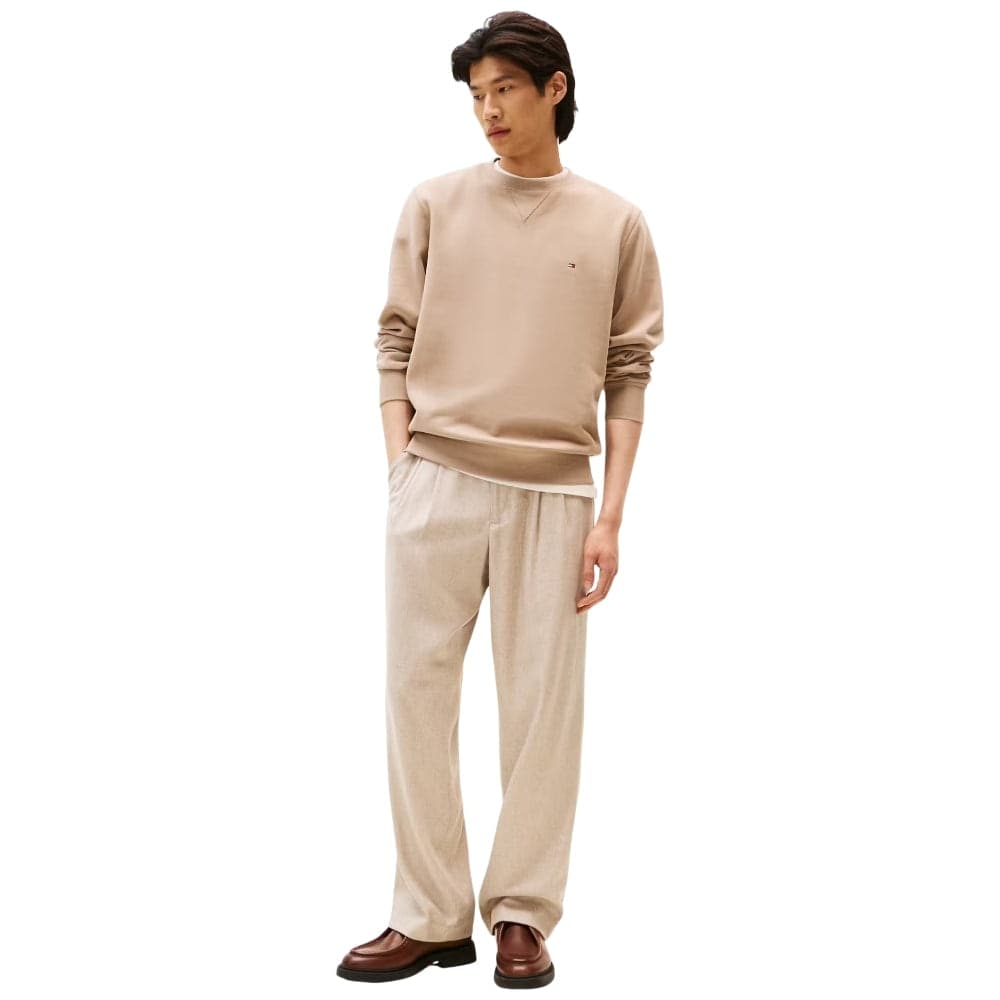 Tommy Hilfiger felpa taupe MW0MW40000AFE in Felpe senza cappuccio Prodotti di Classe - Nocera Superiore, commercioVirtuoso.it