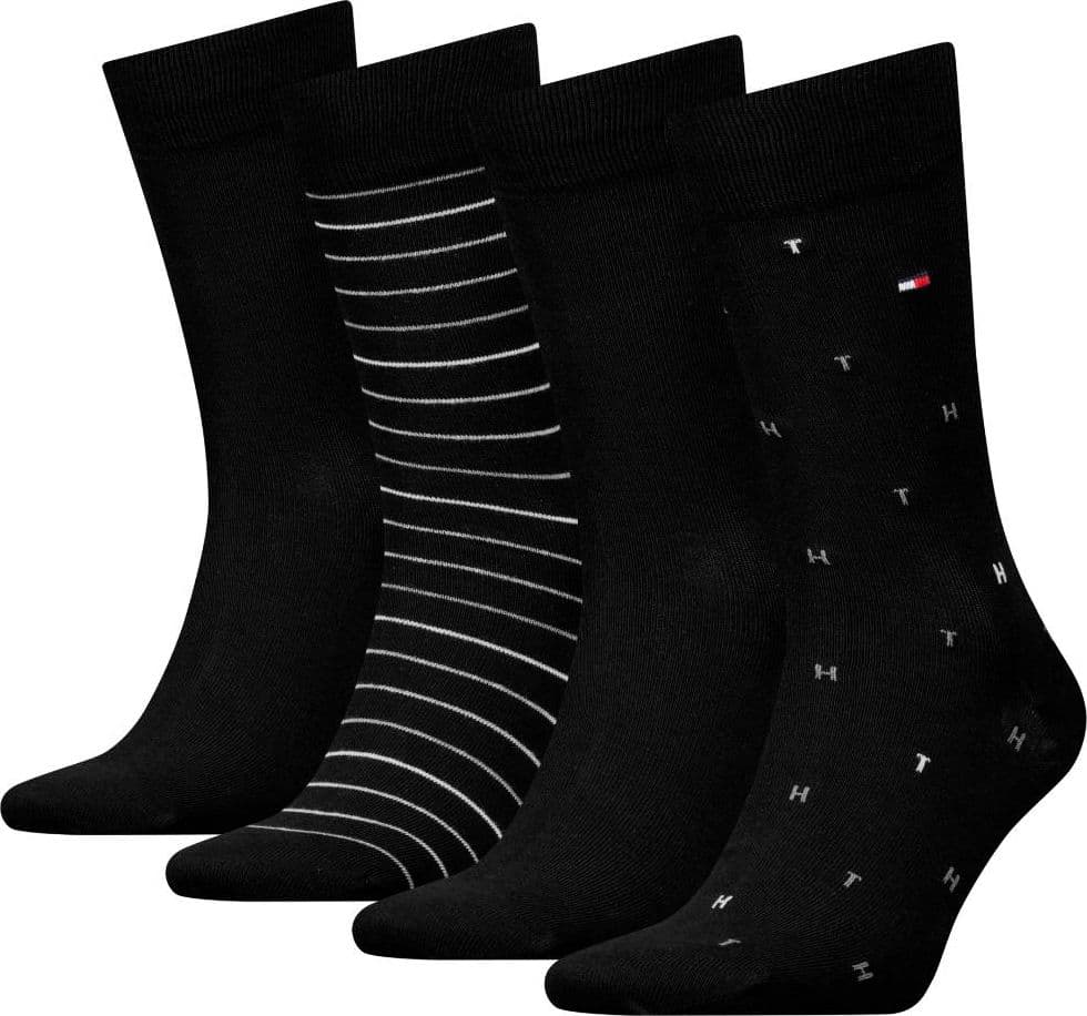 Tommy Hilfiger gift box 4 paia calzini neri 701235375002 - 4