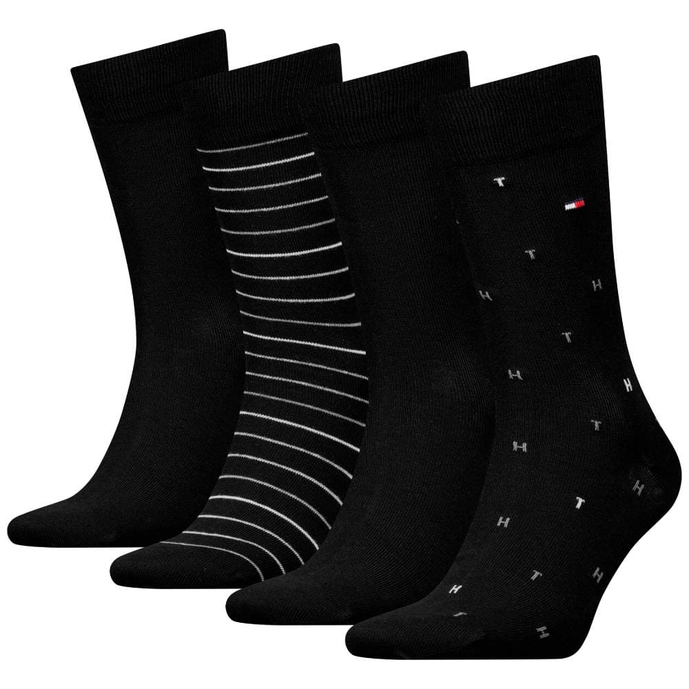 Tommy Hilfiger gift box 4 paia calzini neri 701235375002 - 4