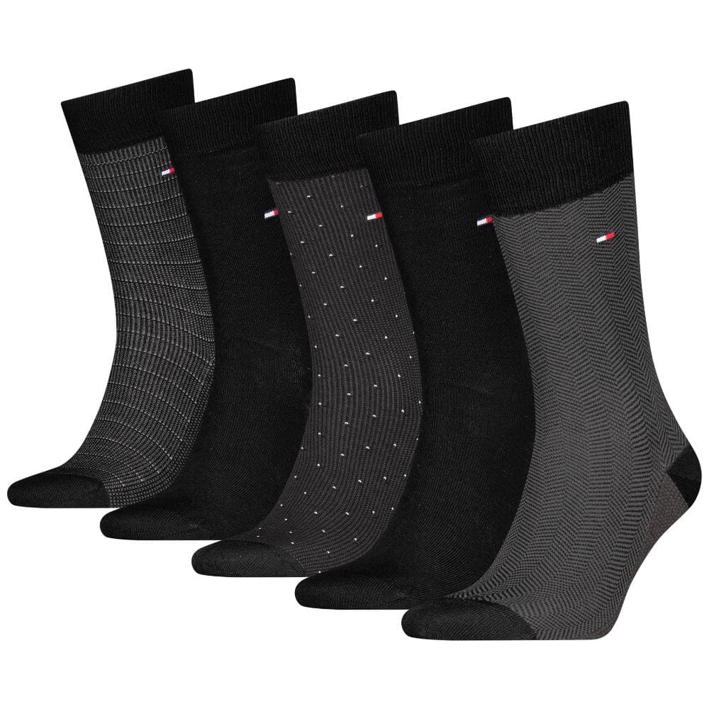 Tommy Hilfiger gift box 5 paia di calzini neri 701235374002 - 4
