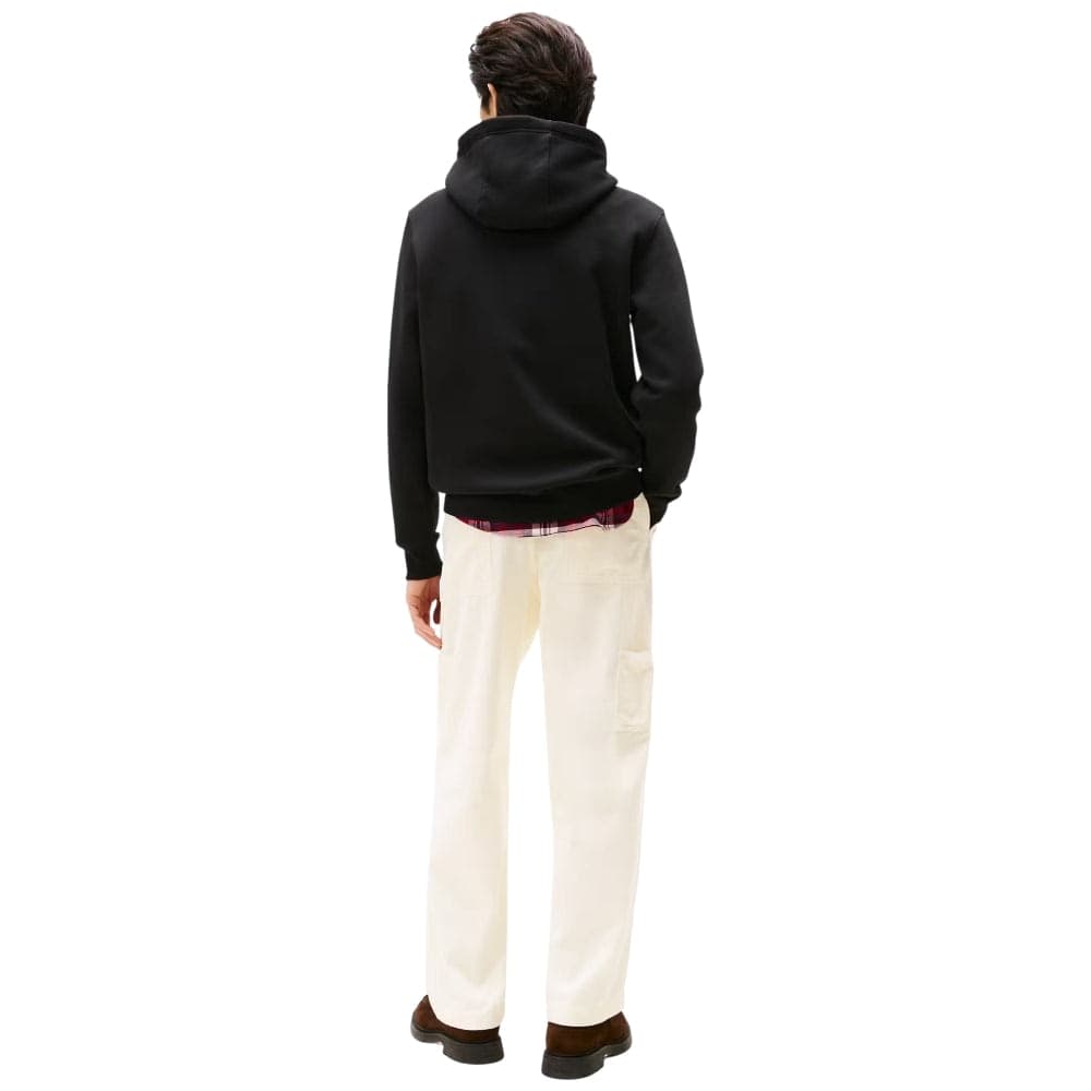 Tommy Hilfiger felpa nera con cappuccio MW0MW40864BDS - 4