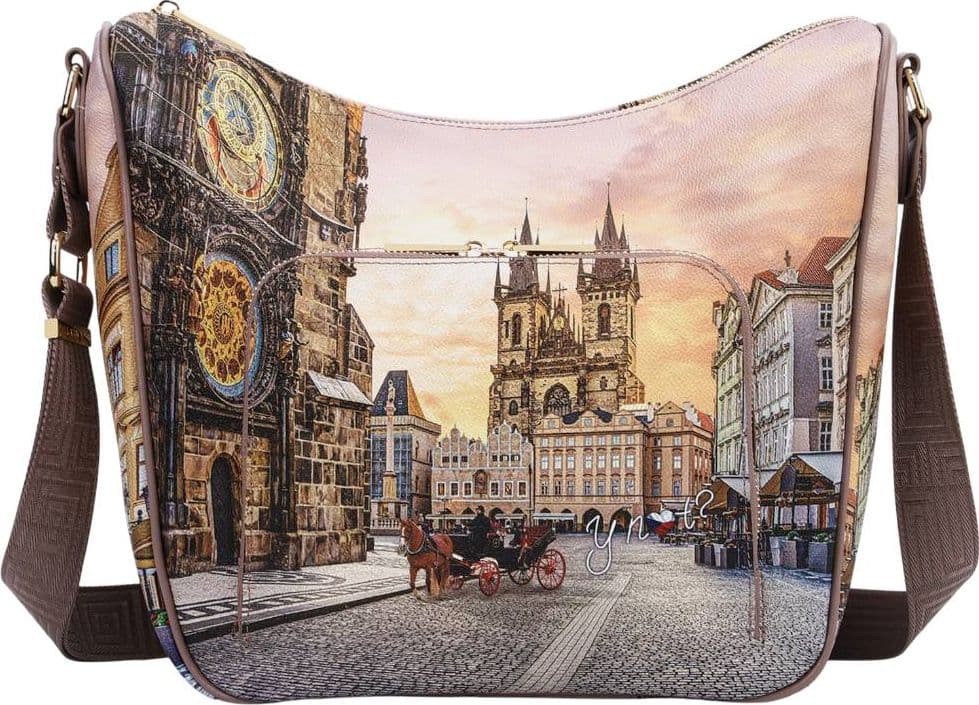 YNot borsa a tracolla donna hobo ecosostenibile con tracolla regolabile - 4