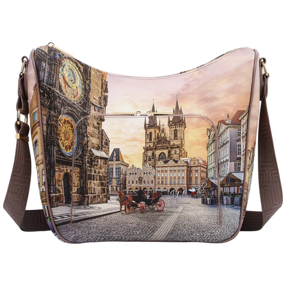 YNot borsa a tracolla donna hobo ecosostenibile con tracolla regolabile - 4