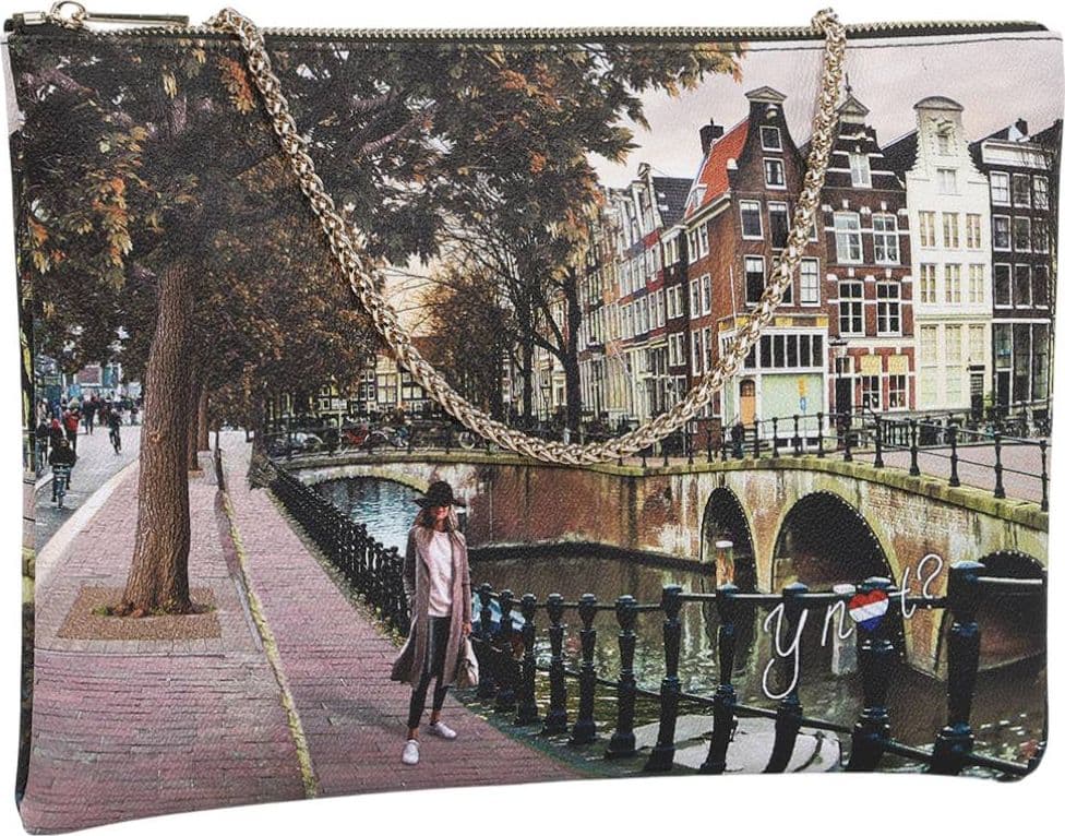 YNot borsa piatta clutch AMSTERDAM BRIDGE YES605F6 in Pochette e Clutch Prodotti di Classe - Nocera Superiore, commercioVirtuoso.it