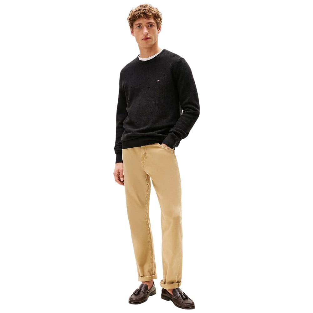 Tommy Hilfiger maglione nero strutturato MW0MW36347BDS in Maglioni Prodotti di Classe - Nocera Superiore, commercioVirtuoso.it