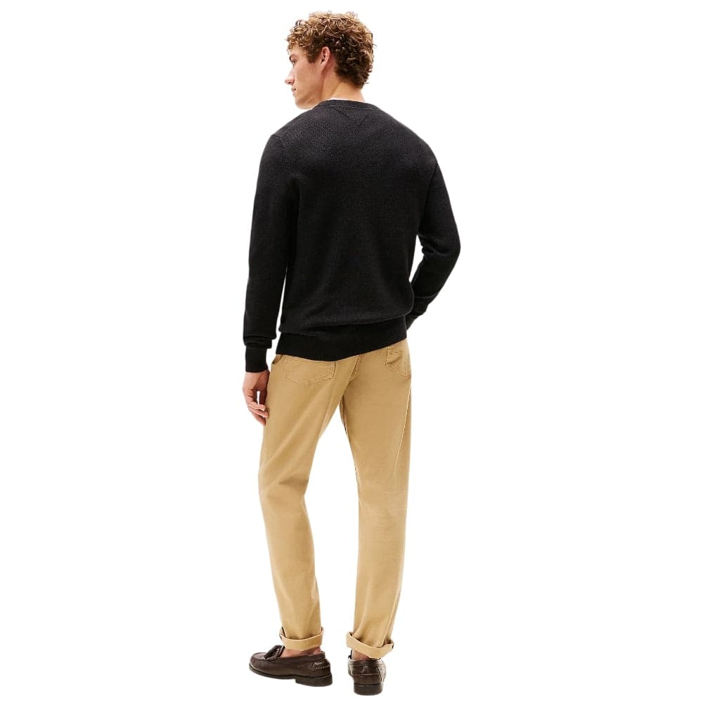 Tommy Hilfiger maglione nero strutturato MW0MW36347BDS - 5