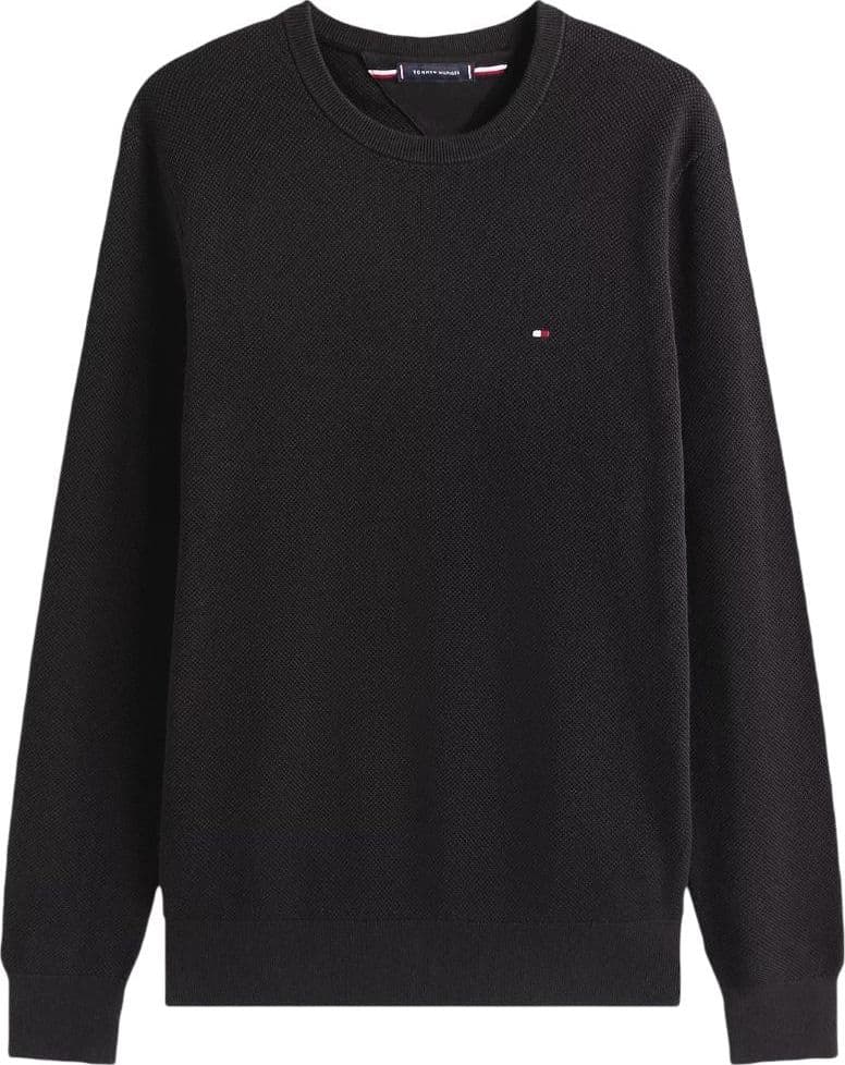Tommy Hilfiger maglione nero strutturato MW0MW36347BDS in Maglioni Prodotti di Classe - Nocera Superiore, commercioVirtuoso.it